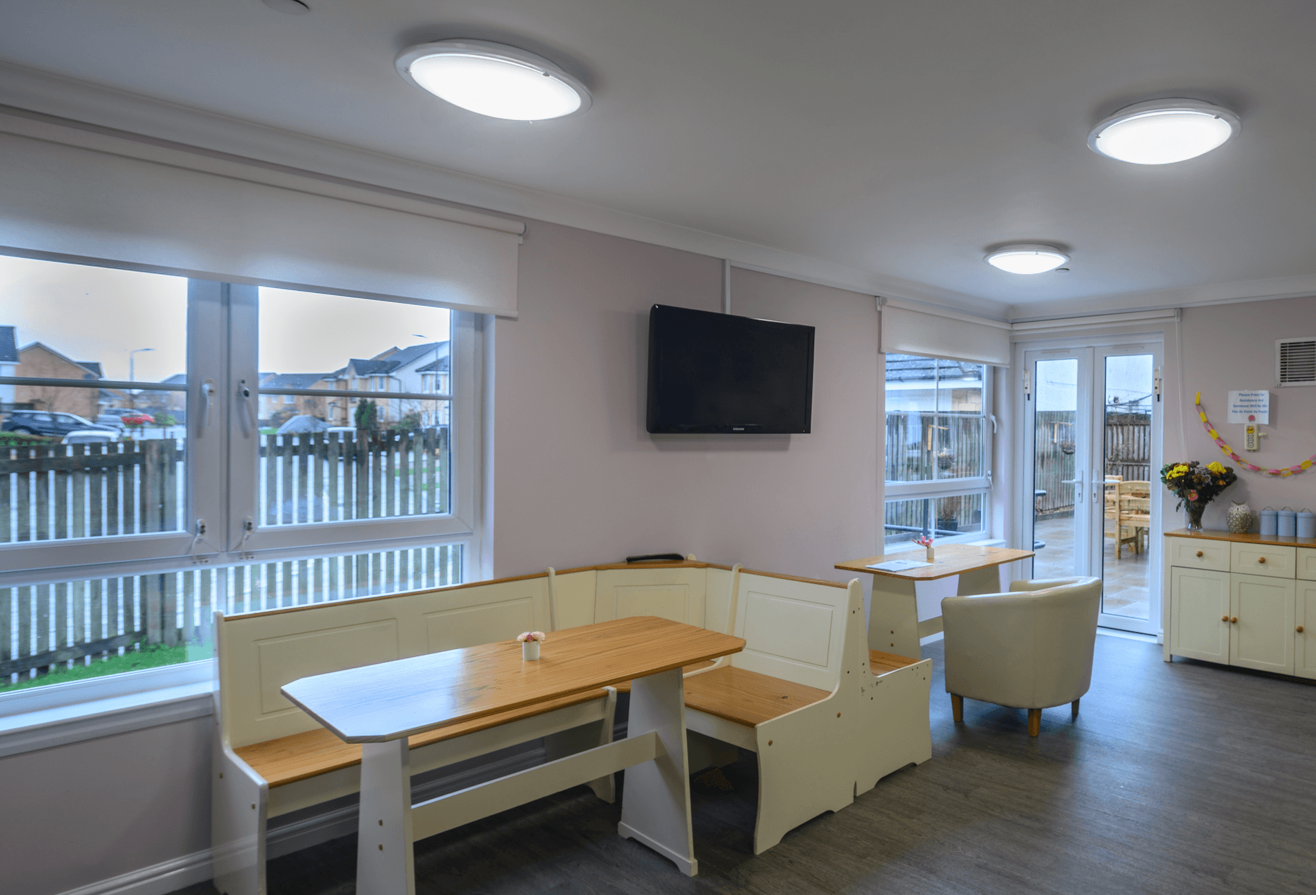 Kitchen of Caledonian Court Care Home in Falkirk, Scotland