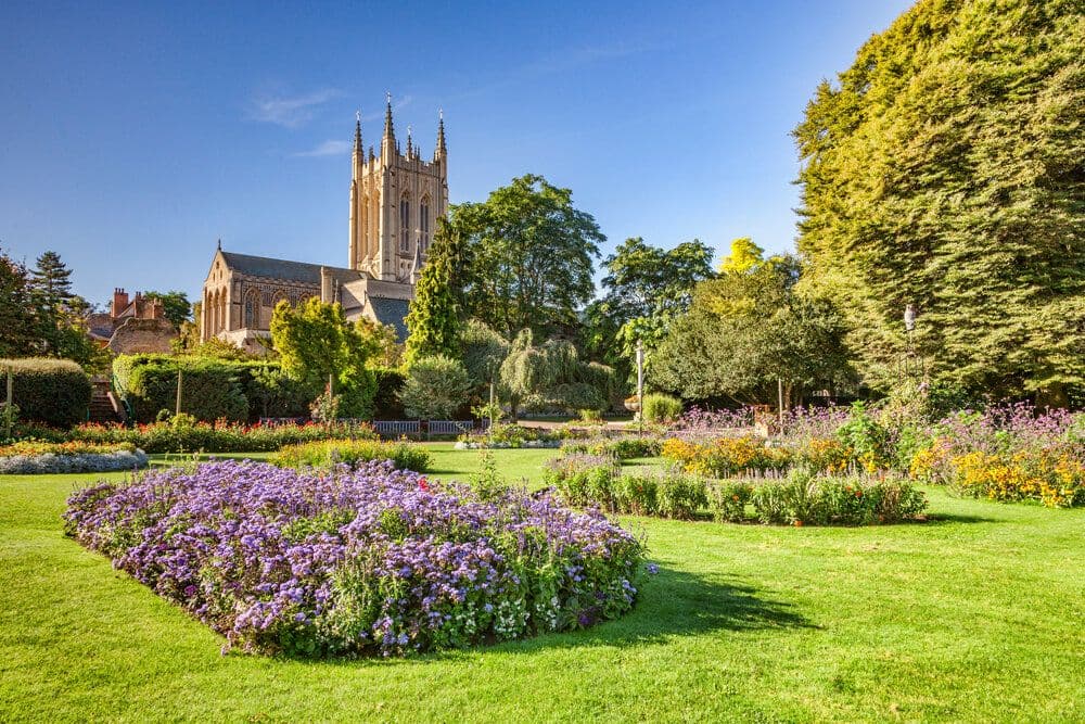 The cathedral in Cambridgeshire