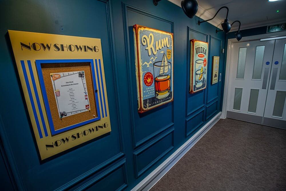 Hallway at Dashwood Manor Care Home in Basingstoke, Hampshire