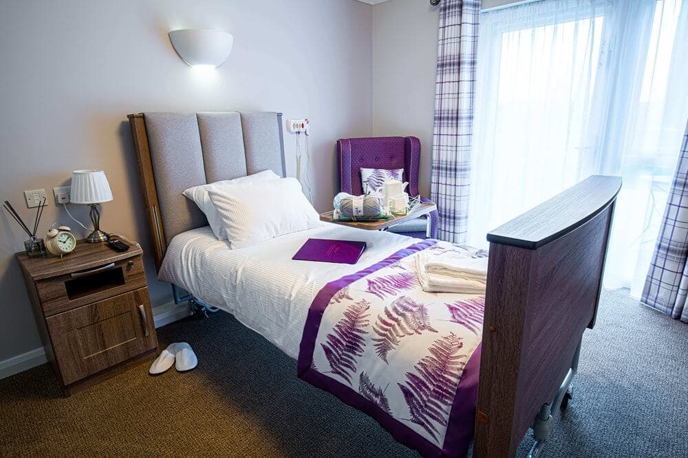 Bedroom at Dashwood Manor Care Home in Basingstoke, Hampshire