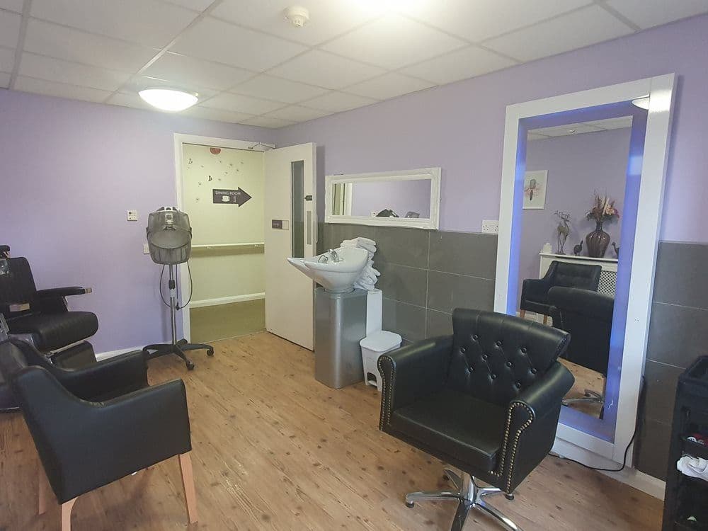 Salon at Whitebourne Care Home in Frimley, Surrey