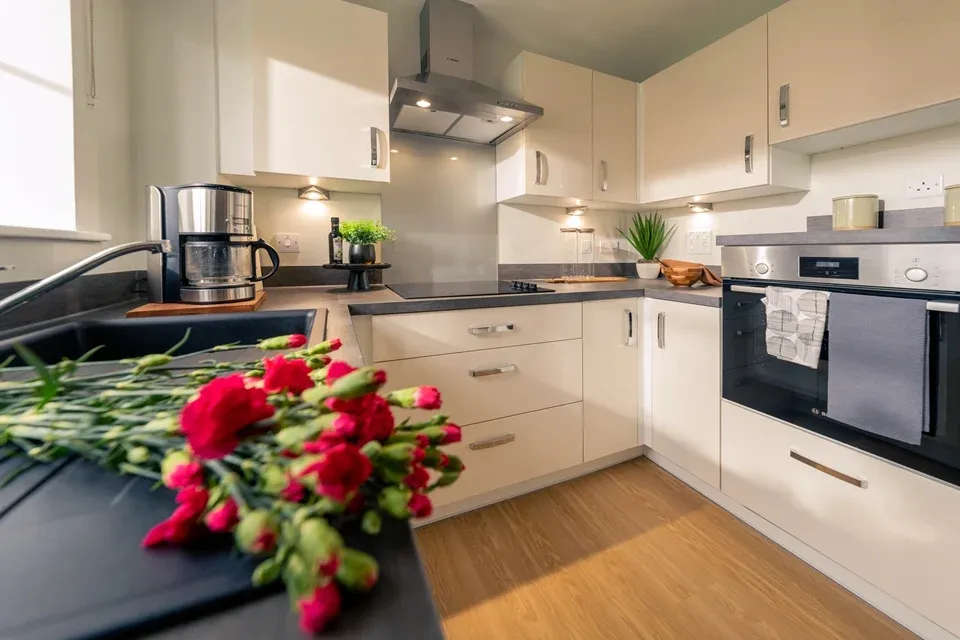 Kitchen at Casterbridge Court Retirement Apartment in Dorchester, Dorset