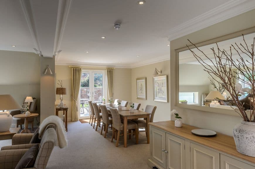 Dining room of Bridge House of Twyford in Twyford, Berkshire