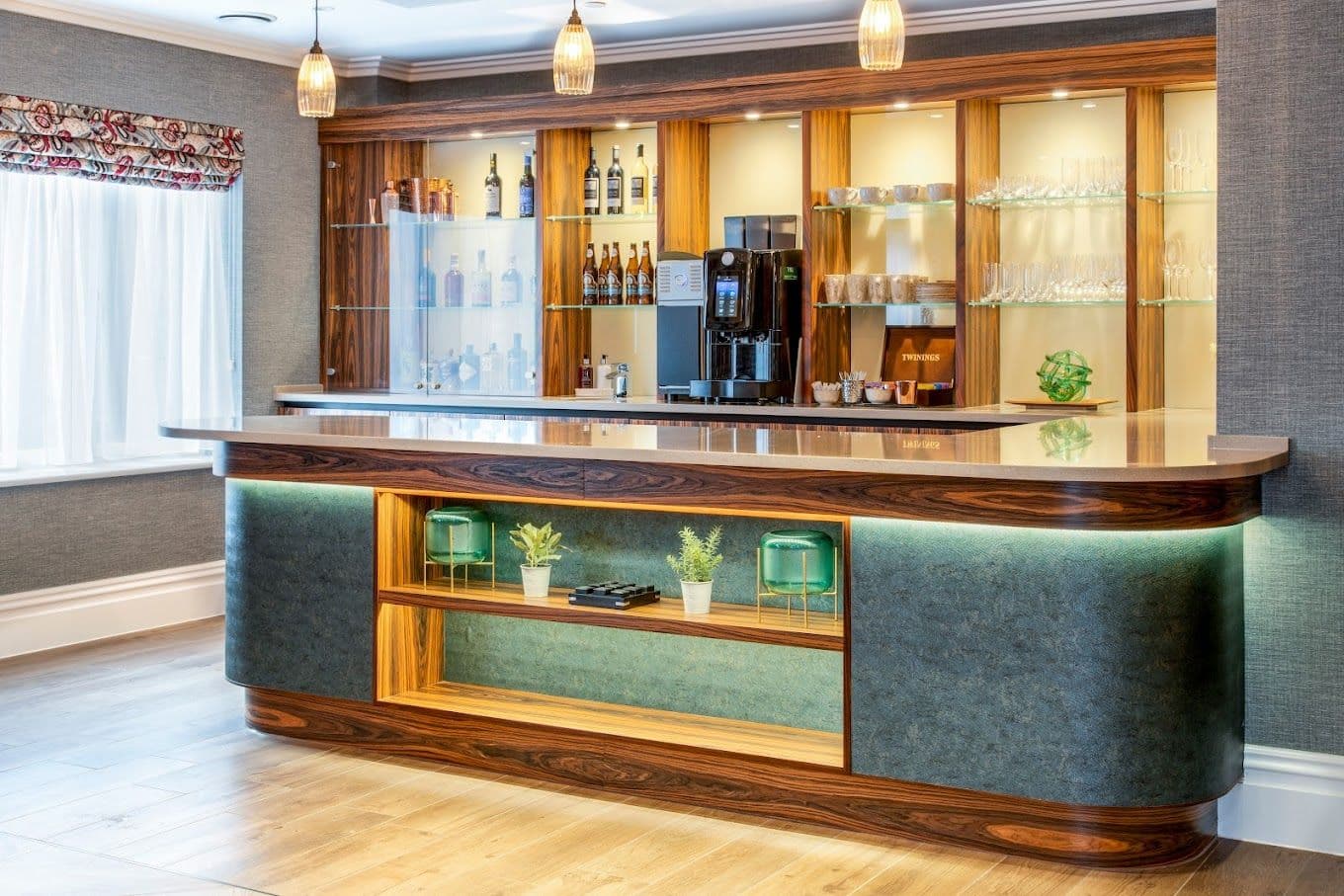 Bar at Cavell Park Care Home in Maidstone, Kent