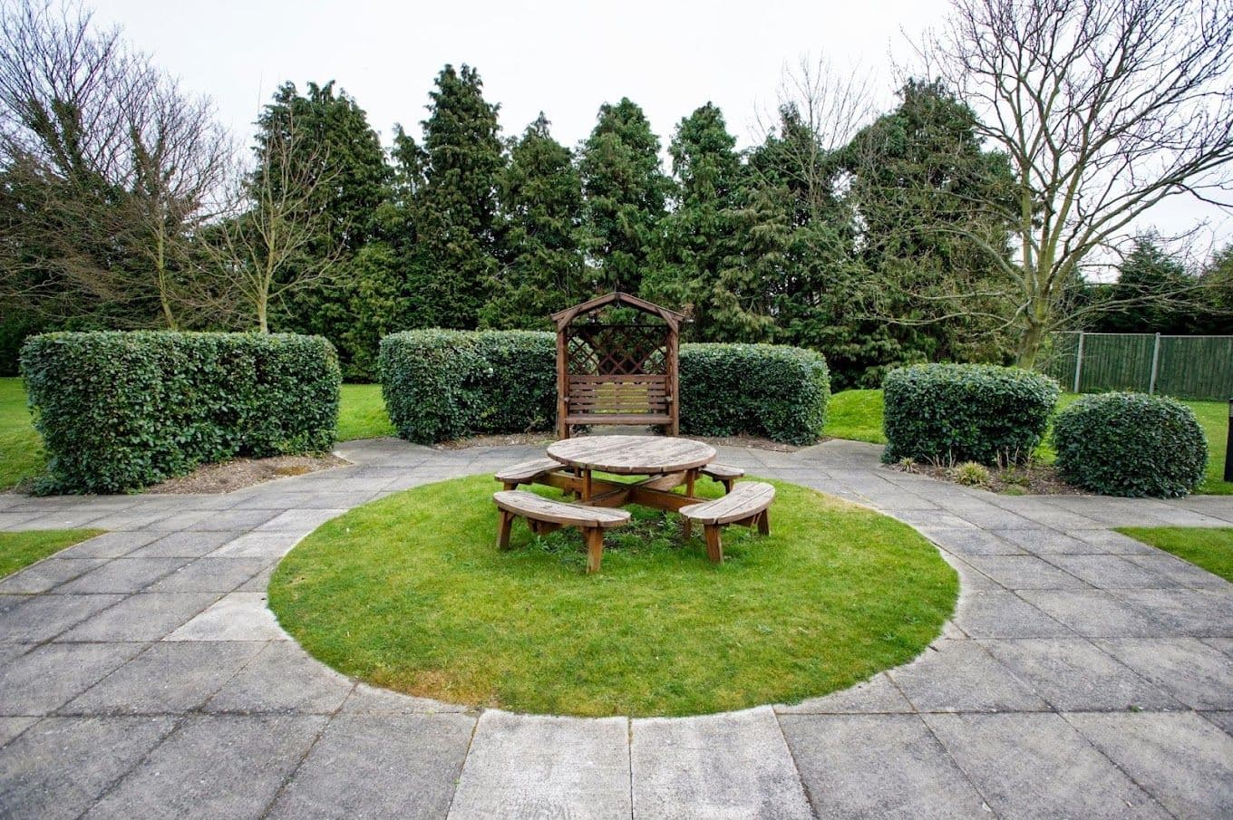 Garden at Chadwell House Care Home in Romford, Havering