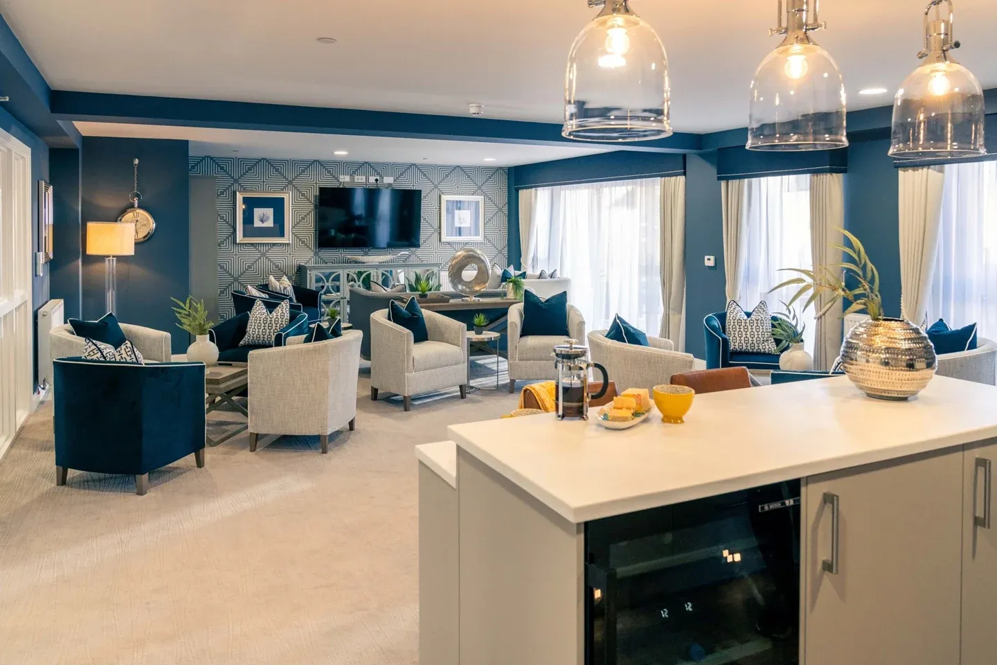 Communal Lounge at Chalkwell Retirement Development in Southend-on-Sea, Essex