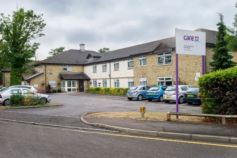 Exterior of Charlotte House care home in Snowy Fielder Waye, Isleworth