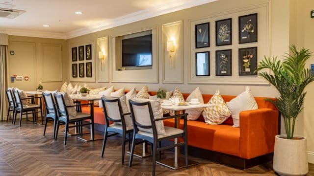 Dining Room at Chartwell Manor Care Home in Aylesbury, Buckinghamshire