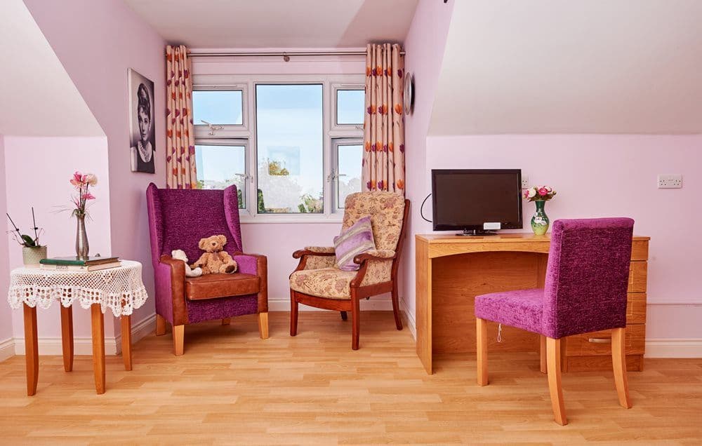 Communal area of Clara Court care home in Maidenhead, Berkshire