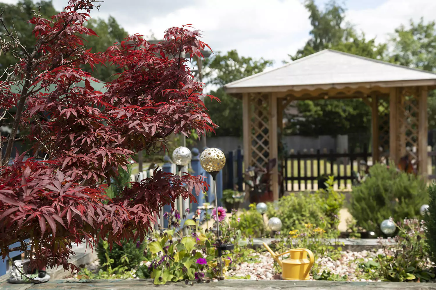 Garden of Claremont Court Care Home in Guildford