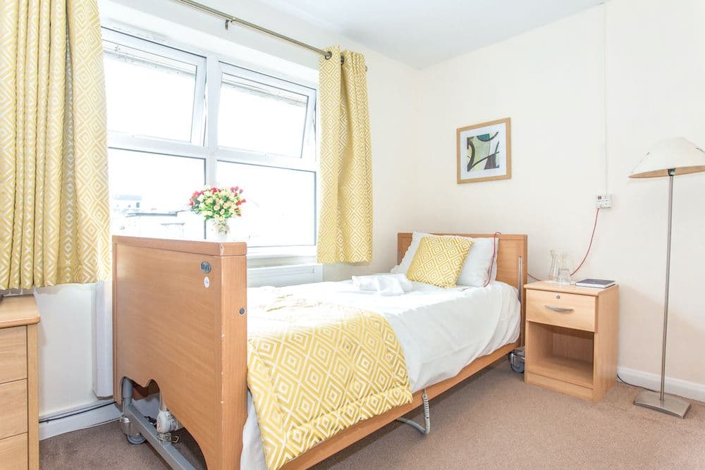 Bedroom at Cloisters Care Home in Hounslow, Greater London