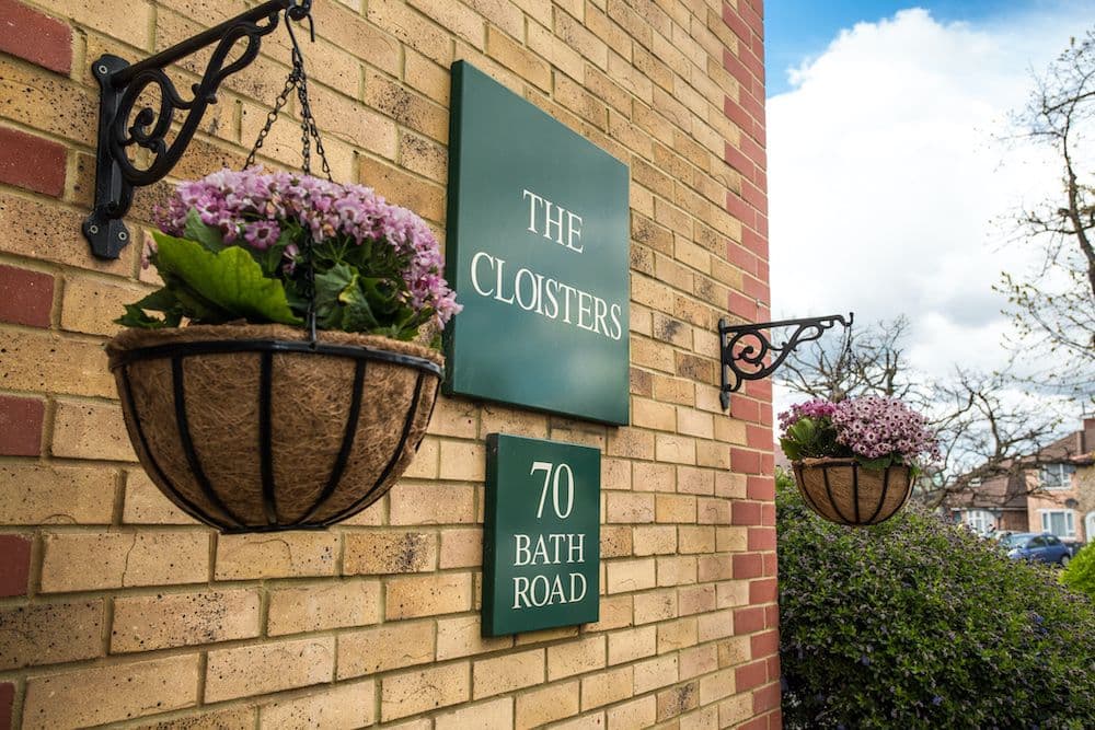 Exterior of Cloisters Care Home in Hounslow, Greater London