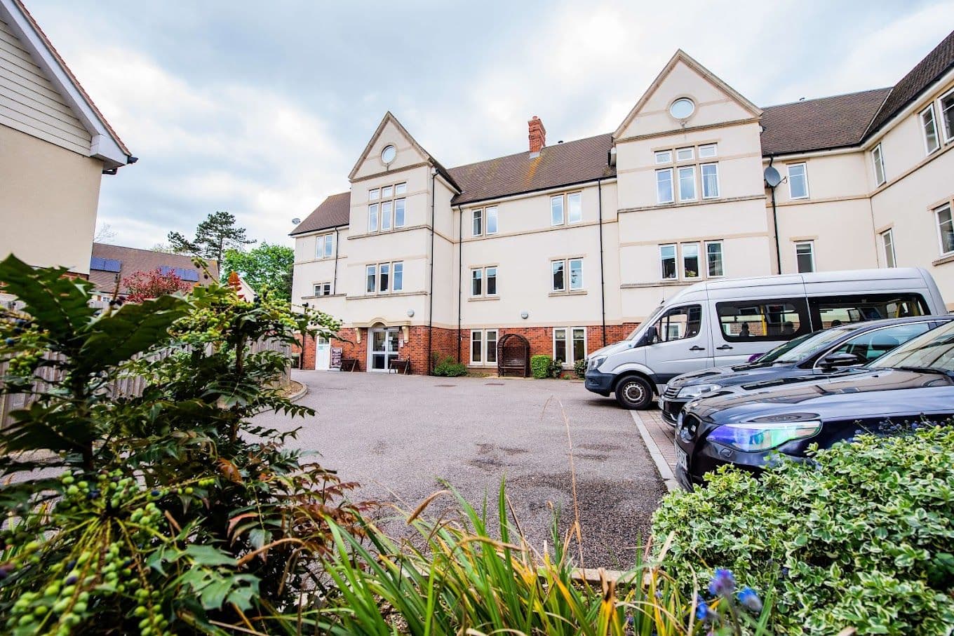 Exterior of Colne View Care Home in Halstead, Braintree