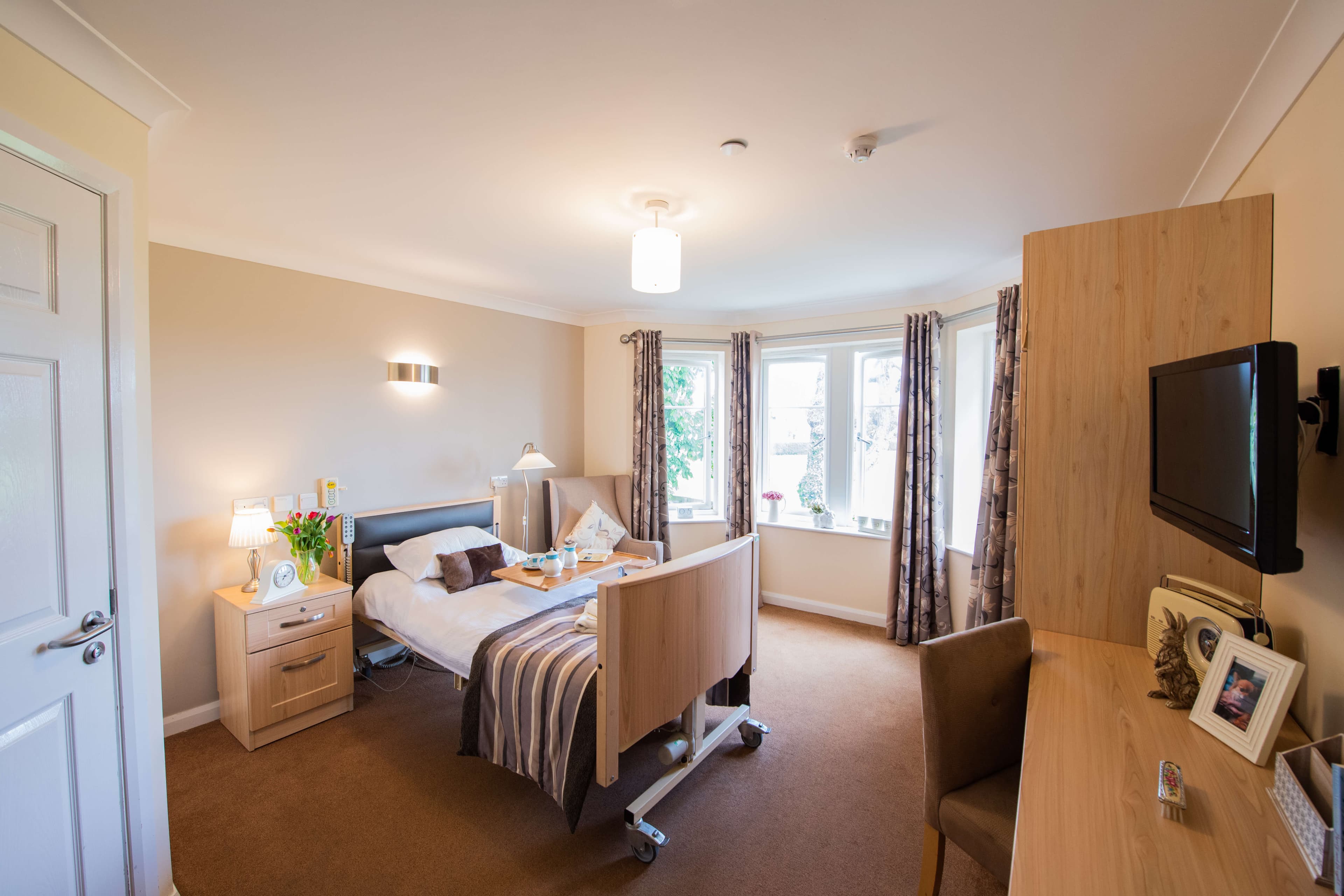 Bedroom at Colne View Care Home in Halstead, Braintree