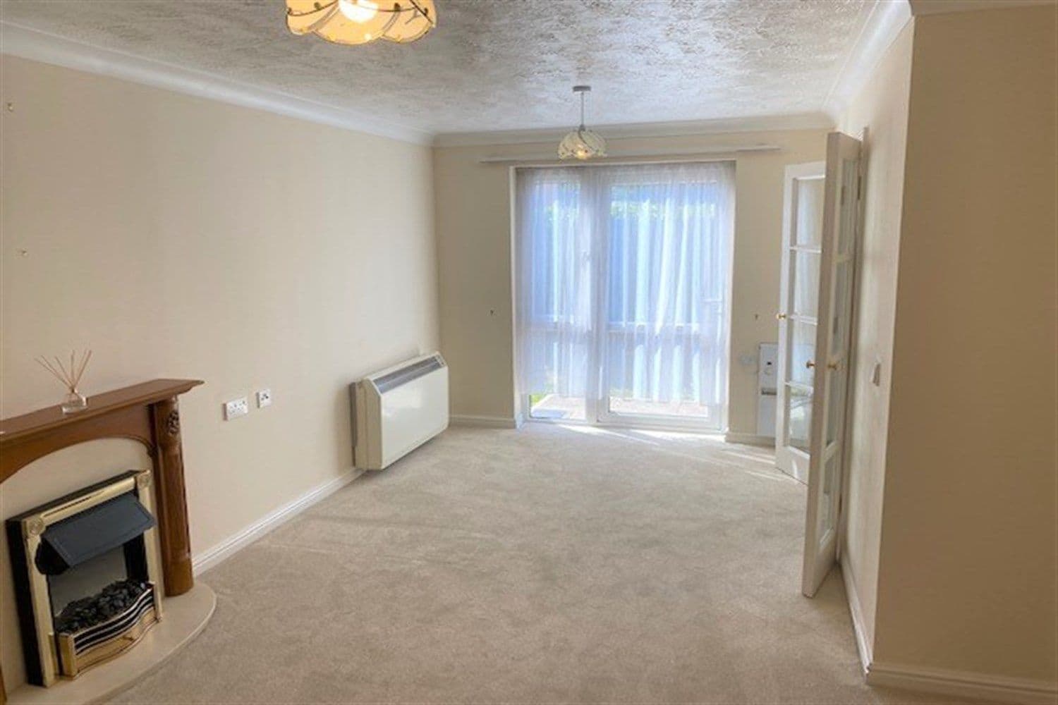 Living Room at Conrad Court Retirement Apartment in Stanford-le-Hope, Thurrock