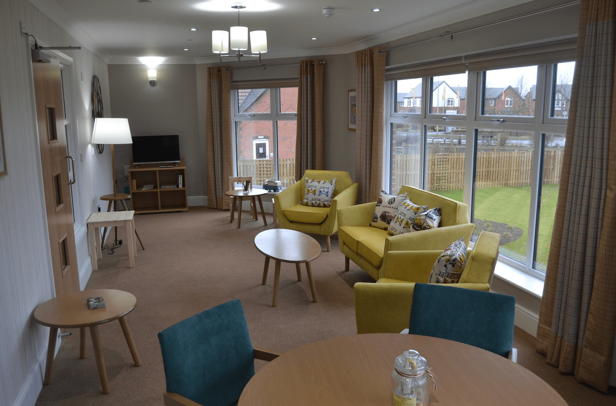 Communal Area of Lostock Lodge Care Home in Northwich, Cheshire