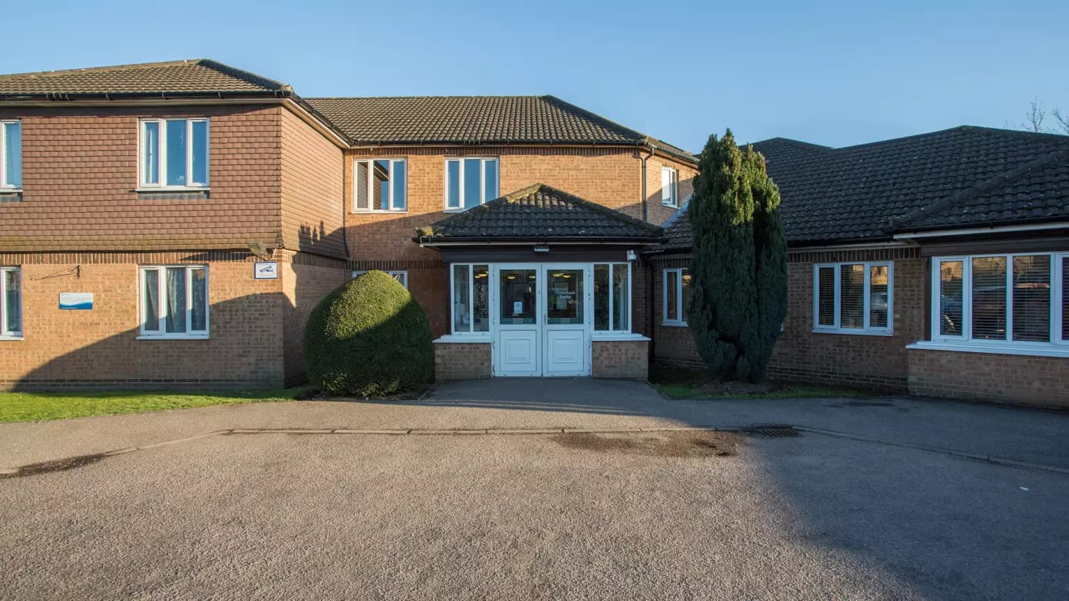 Exterior of Courtland Lodge care home in Watford, Hertfordshire