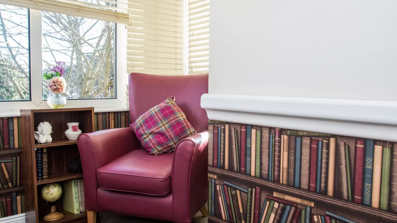 Quiet area of Courtland Lodge care home in Watford, Hertfordshire