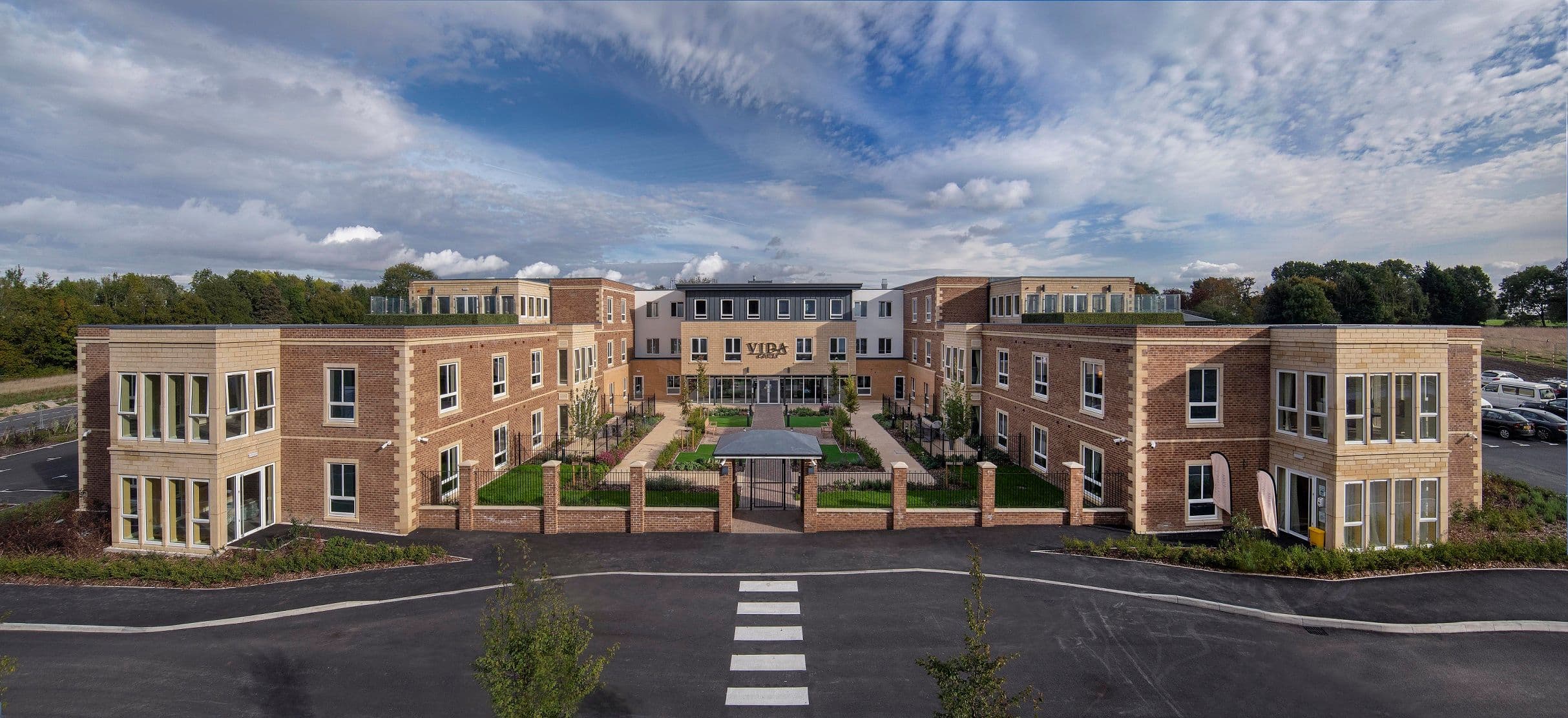 Exterior of Vida Court on Harrogate, Yorkshire