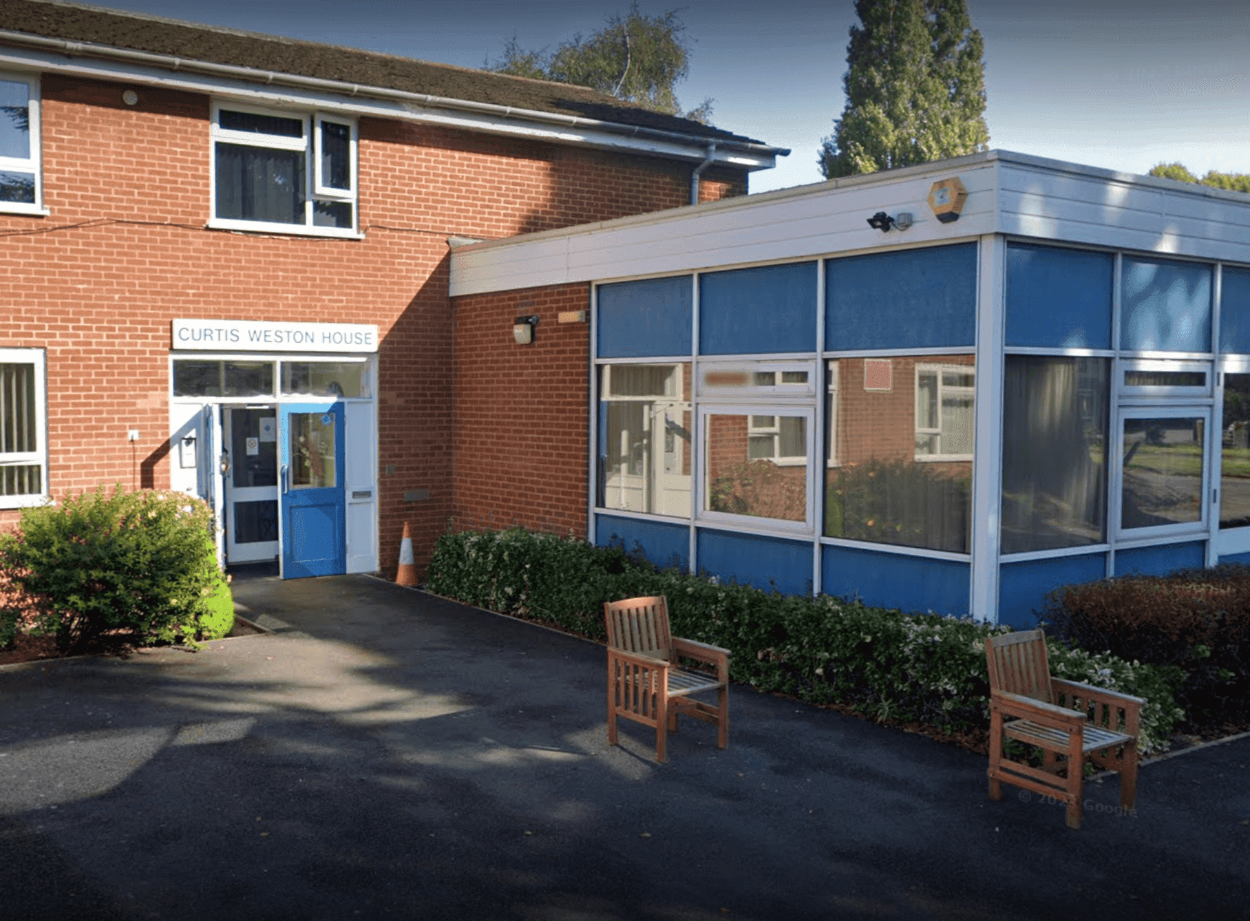 Exterior of Curtis Weston House Care Home in Leicester, Leicestershire