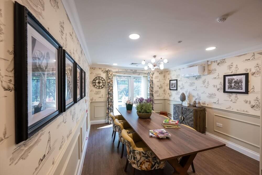 Communal Area at Cuttlebrook Hall Care Home in Thame, Oxfordshire