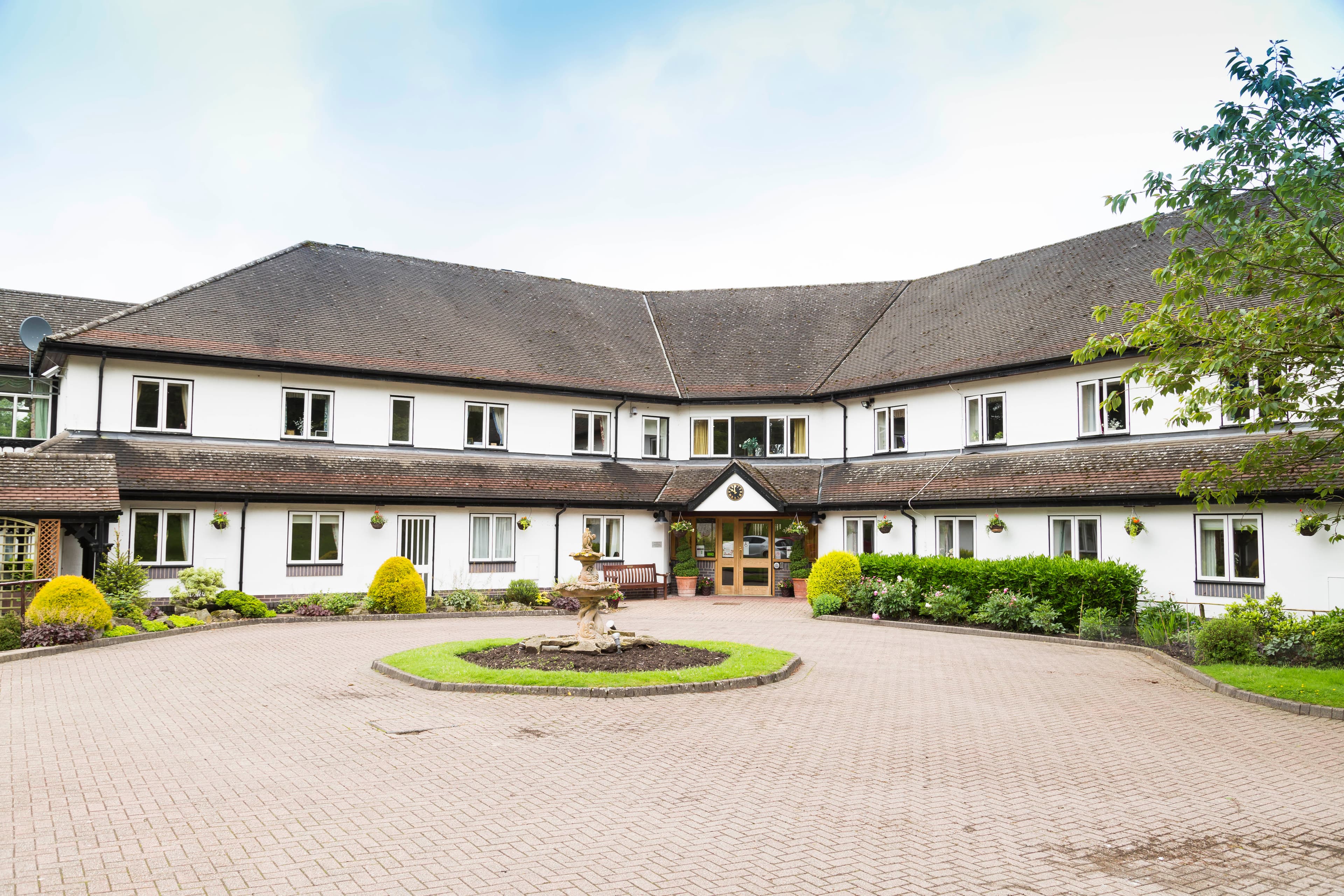 Exterior of Prestbury Beaumont Care Home in Macclesfield, Cheshire