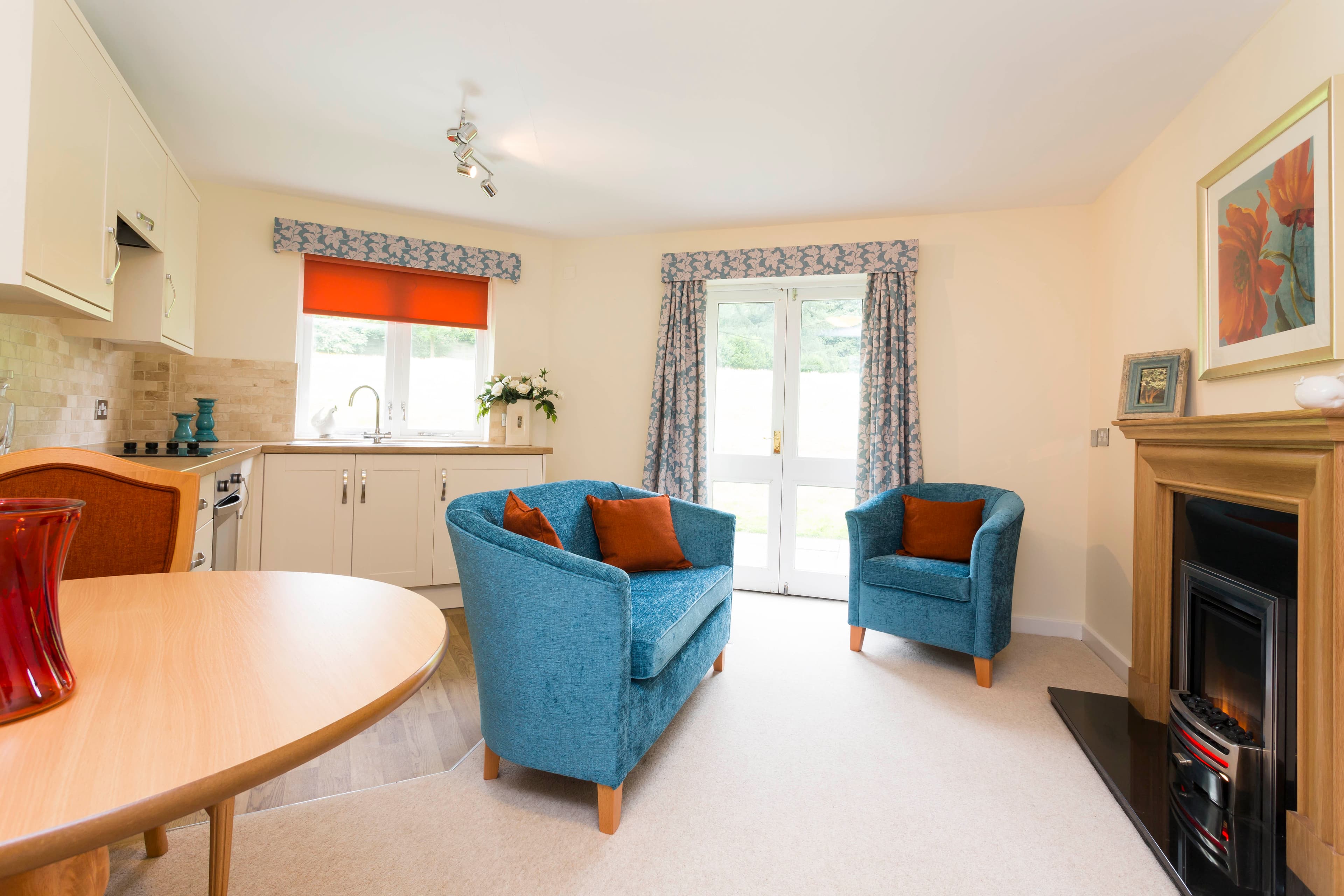 Kitchen at Prestbury Beaumont Care Home in Macclesfield, Cheshire