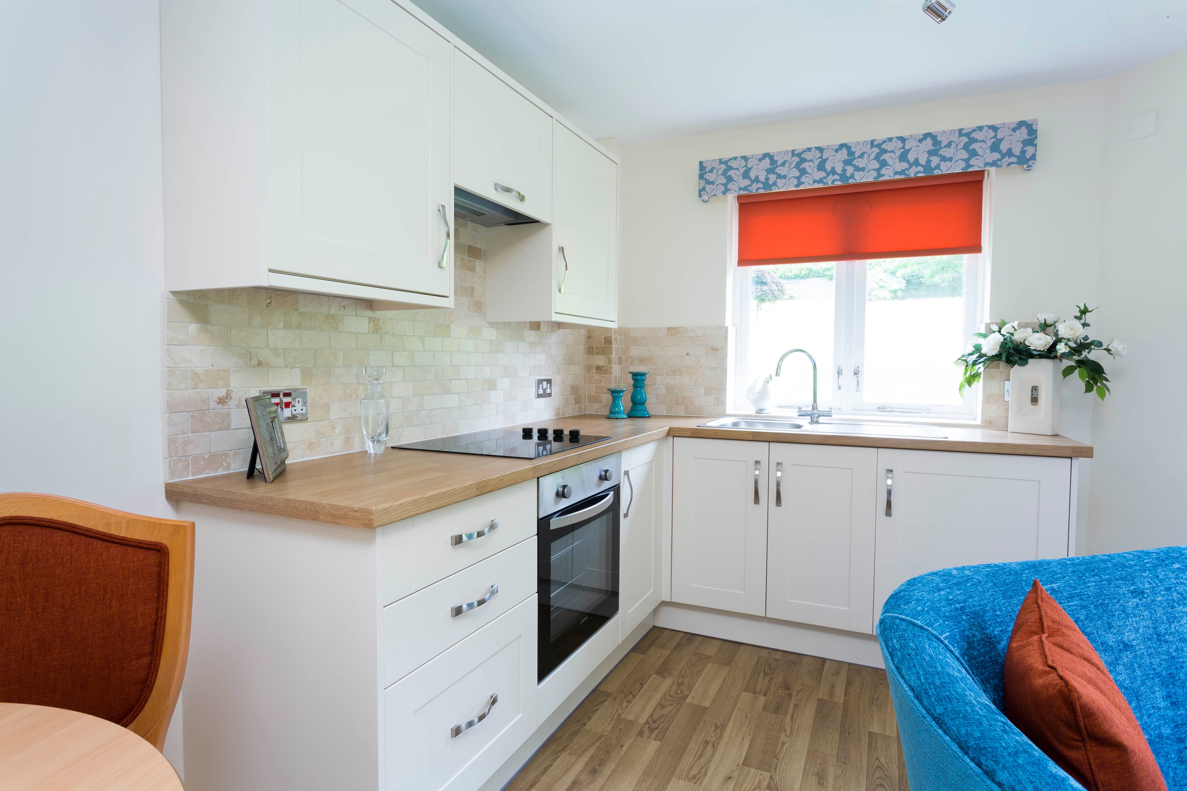 Kitchen at Prestbury Beaumont Care Home in Macclesfield, Cheshire