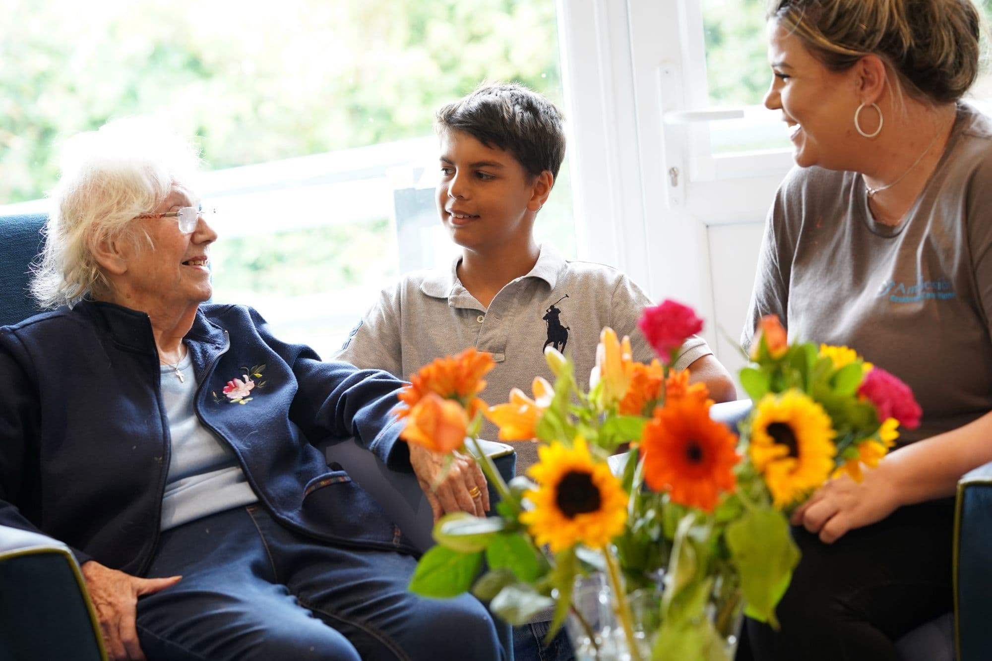 Residents at Ambleside Care Home in Bexhill, Rother