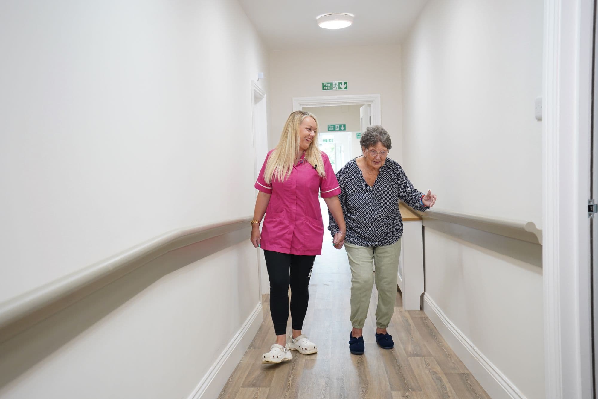 Residents at Ambleside Care Home in Bexhill, Rother