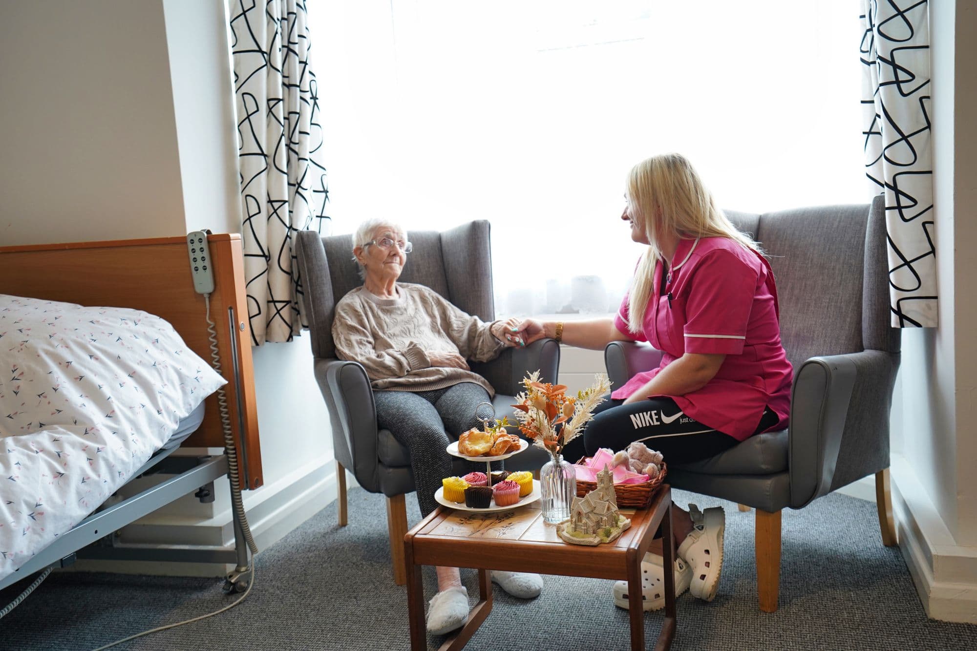 Residents at Ambleside Care Home in Bexhill, Rother