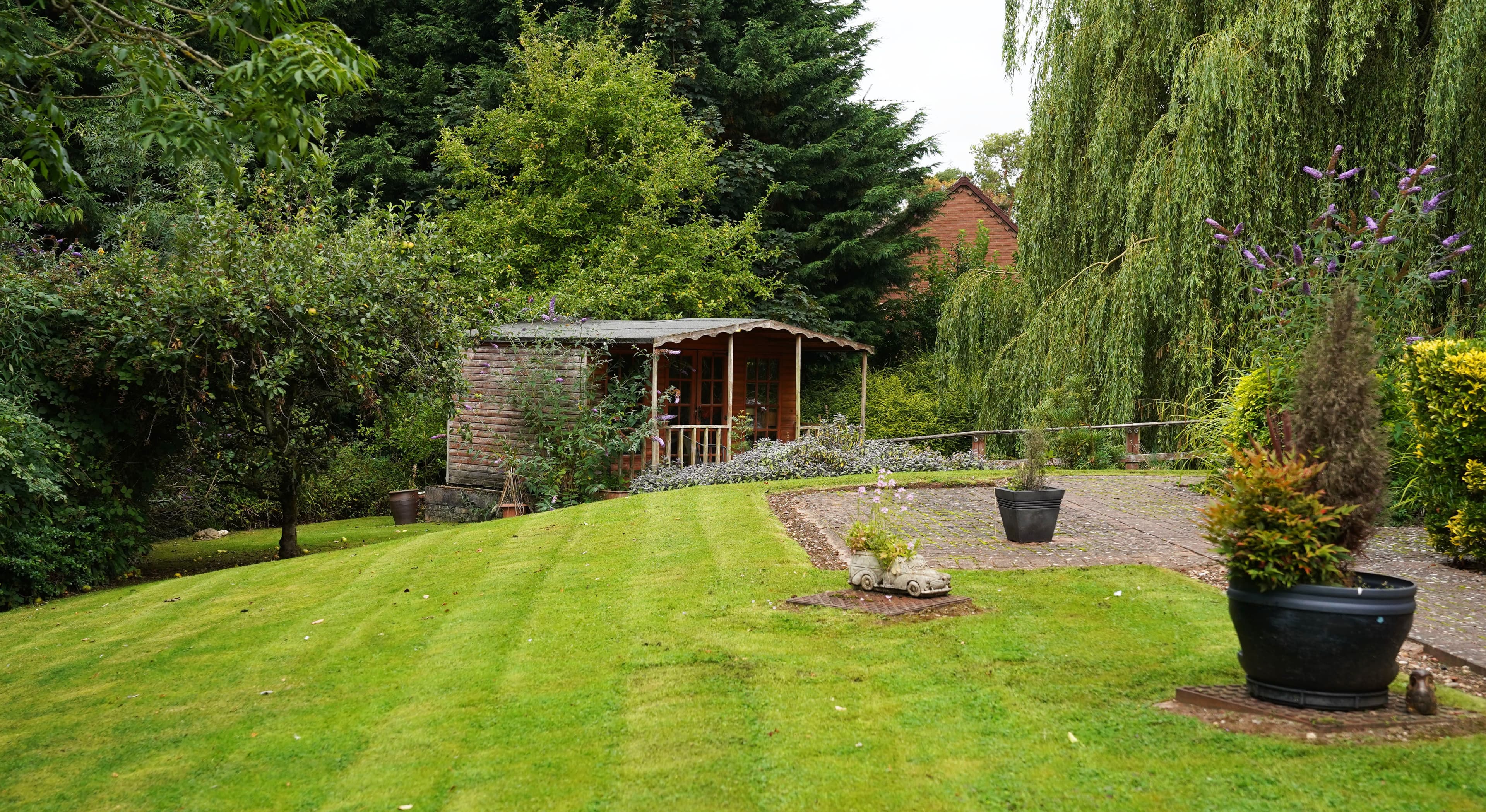 Garden at Brambles Court Care Home Redditch, Worcestershire