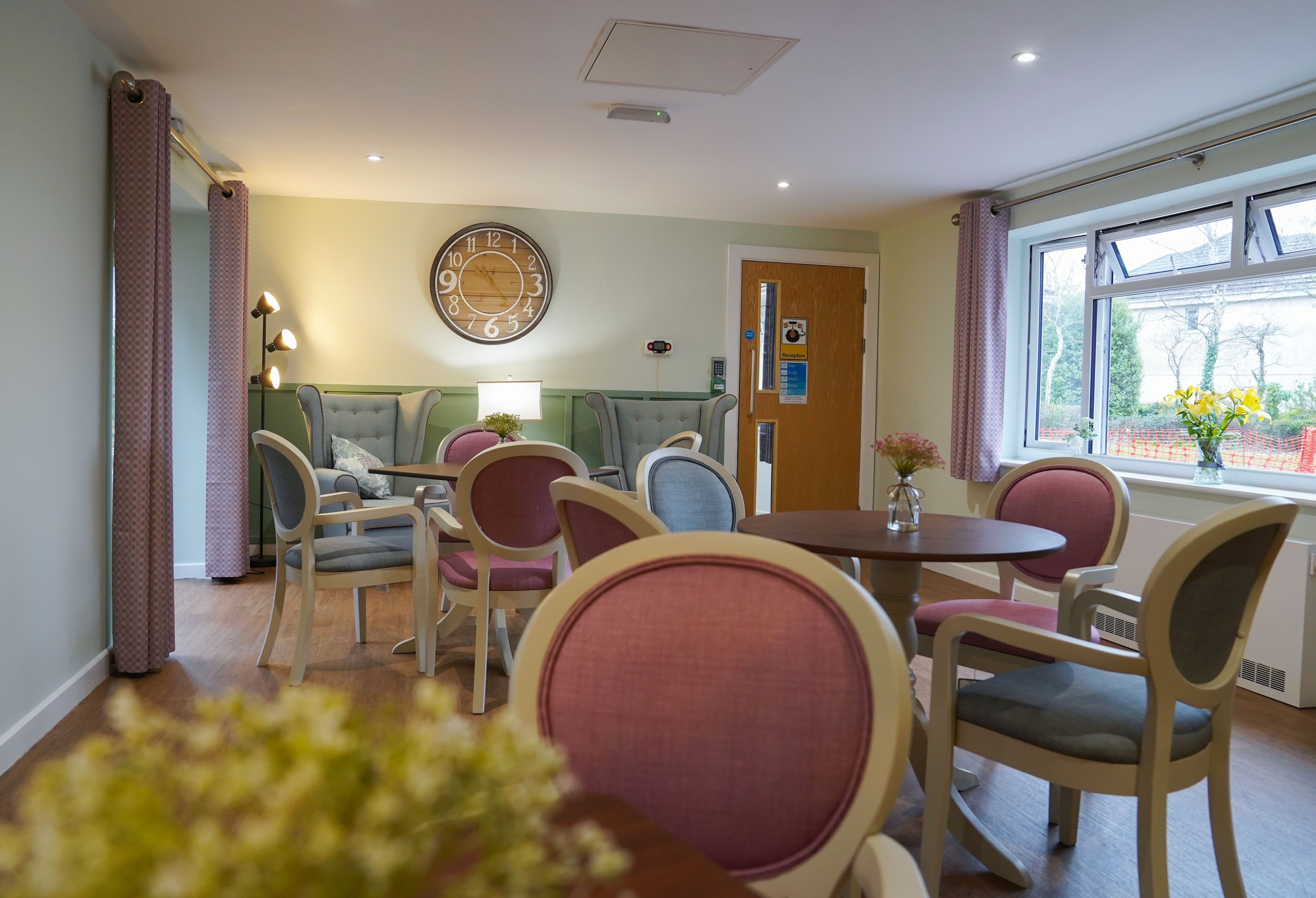 Dining room of Fuzehatt Care Home in Plymouth, Devon