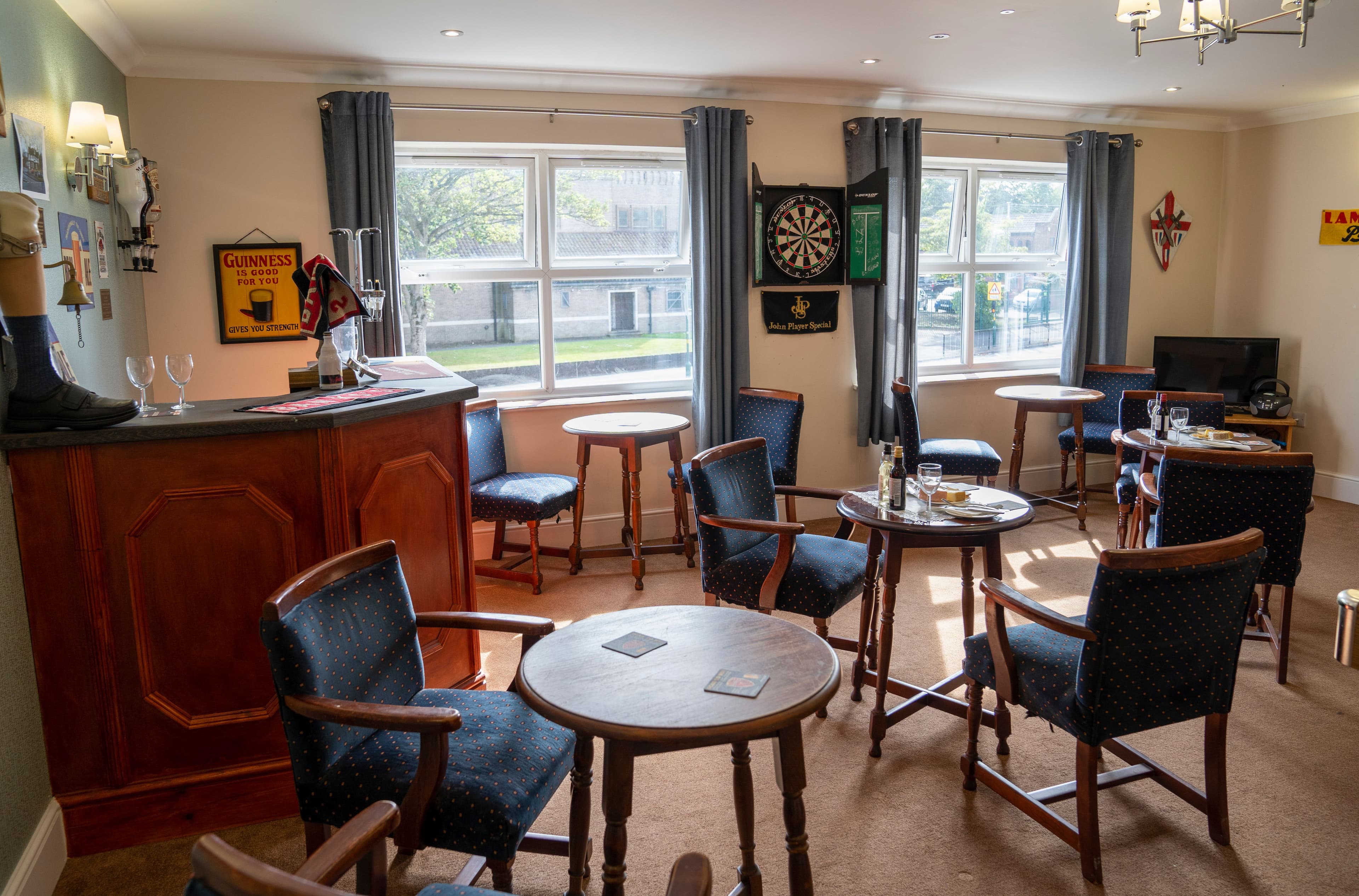 Bar at Castlecroft Care Home in Birmingham, West Midlands