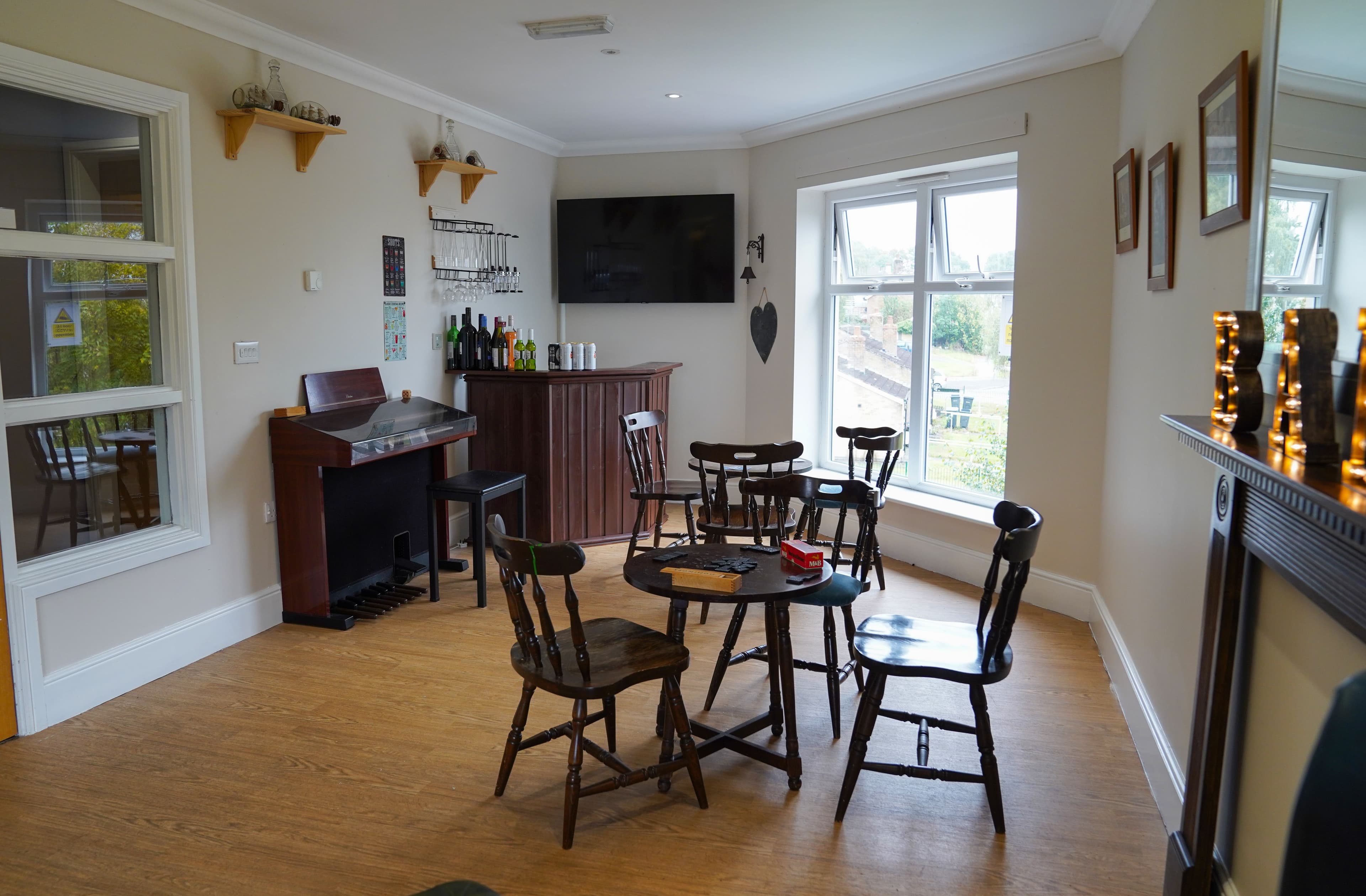 Bar at Bartley Green Care Home in Birmingham, West Midlands