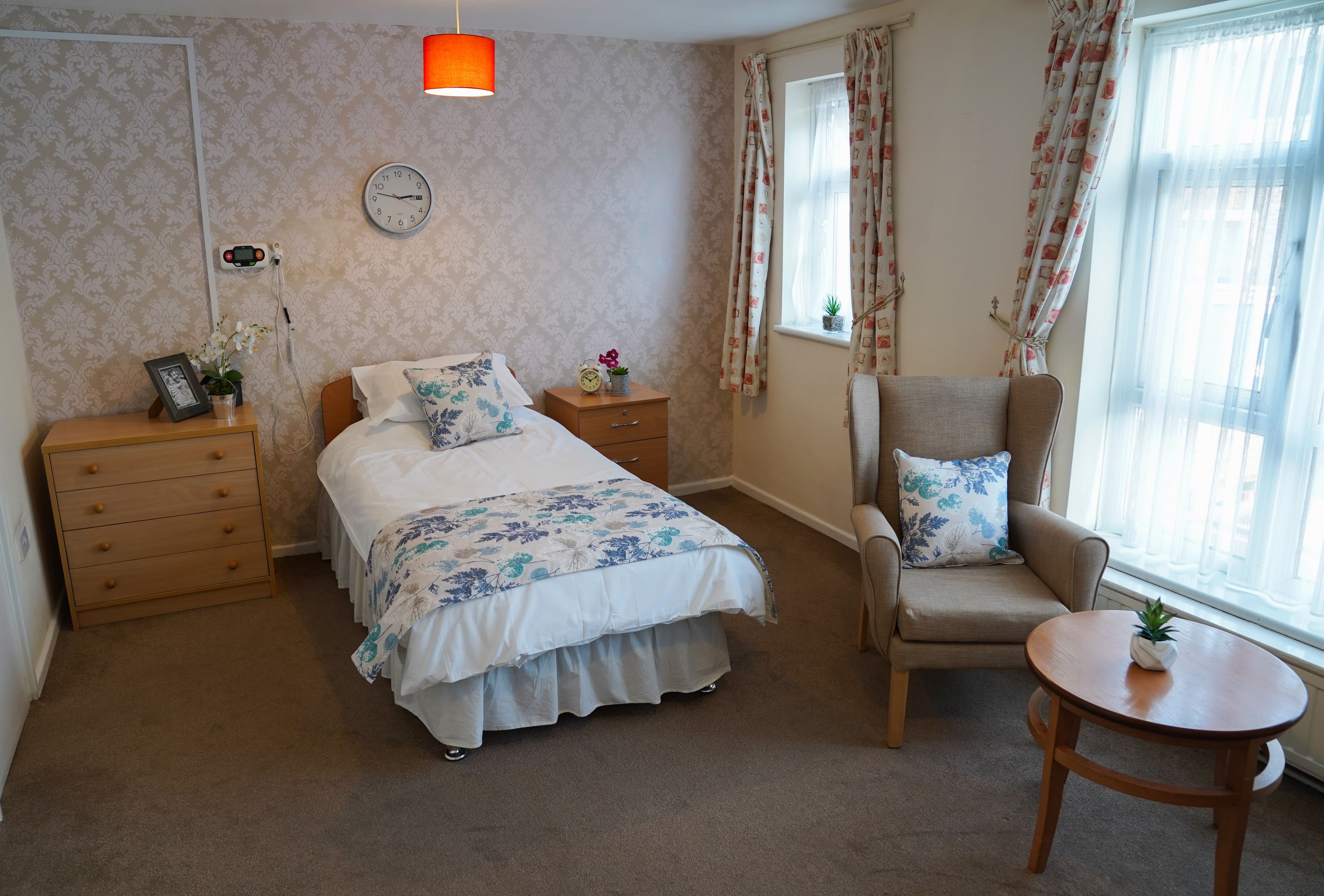 Bedroom at The Manse Residential Care Home, South Norwood, London