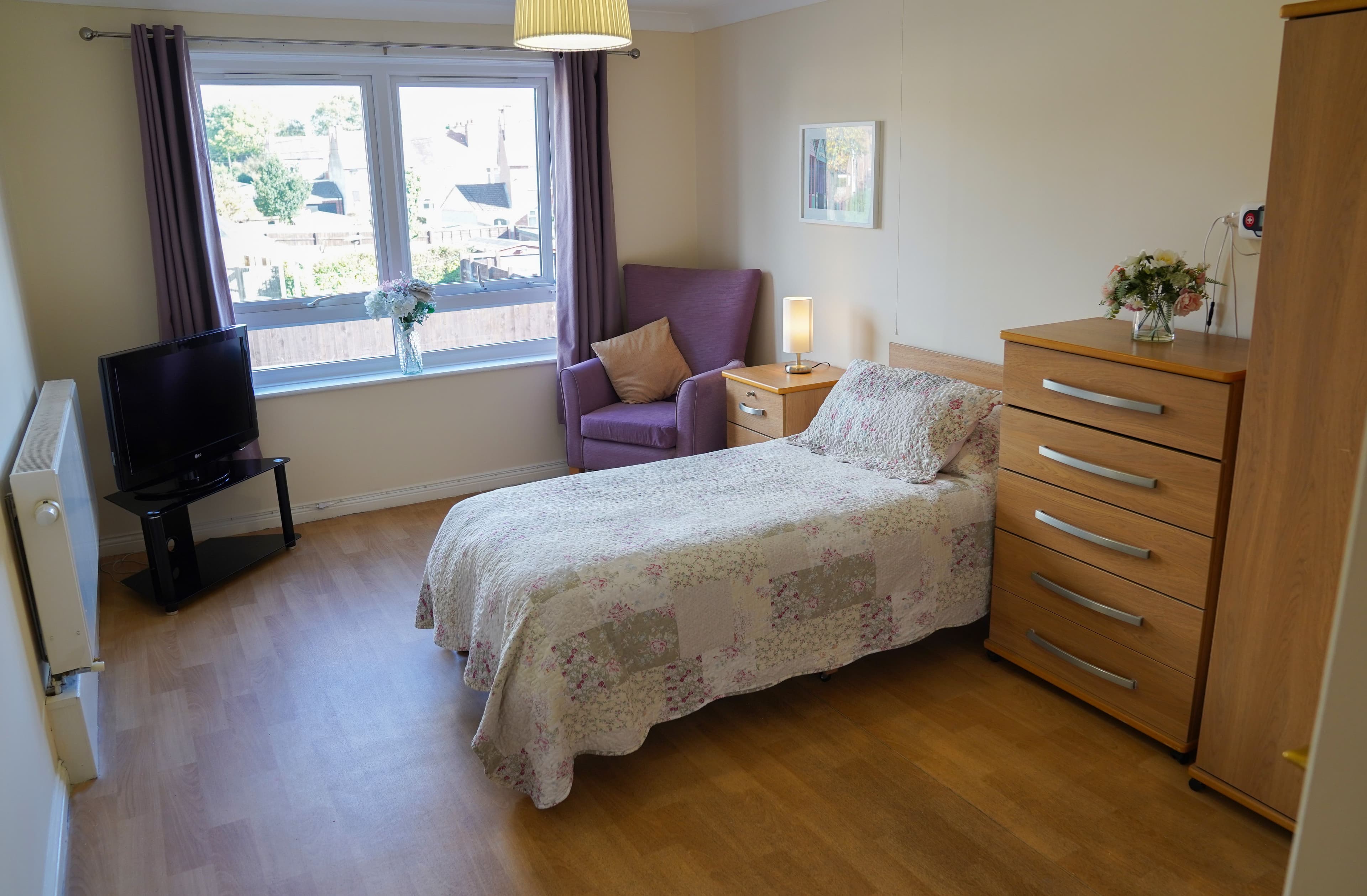 Bedroom of Lammas House in Coventry, West Midlands