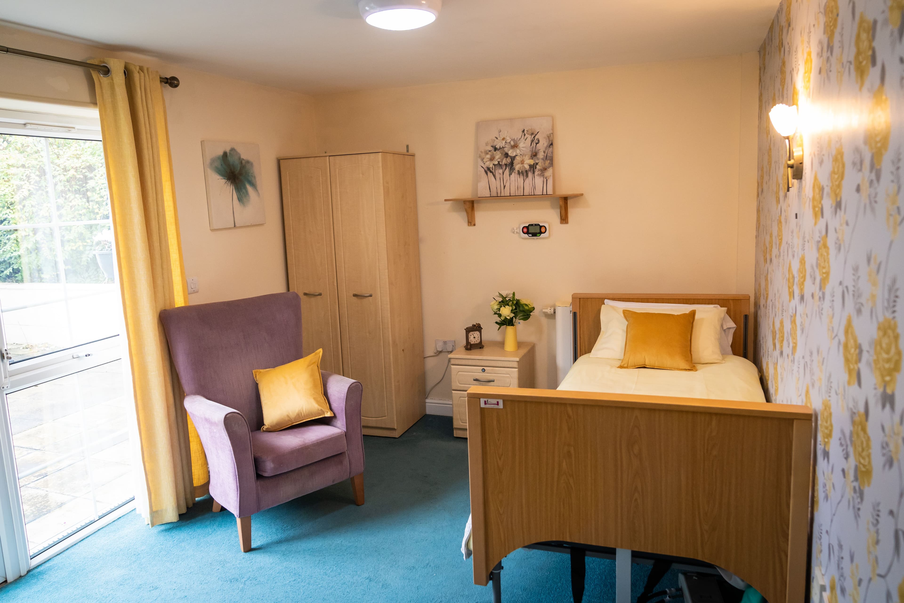 Bedroom at The Beeches Residential Care Home, Northfield, Birmingham