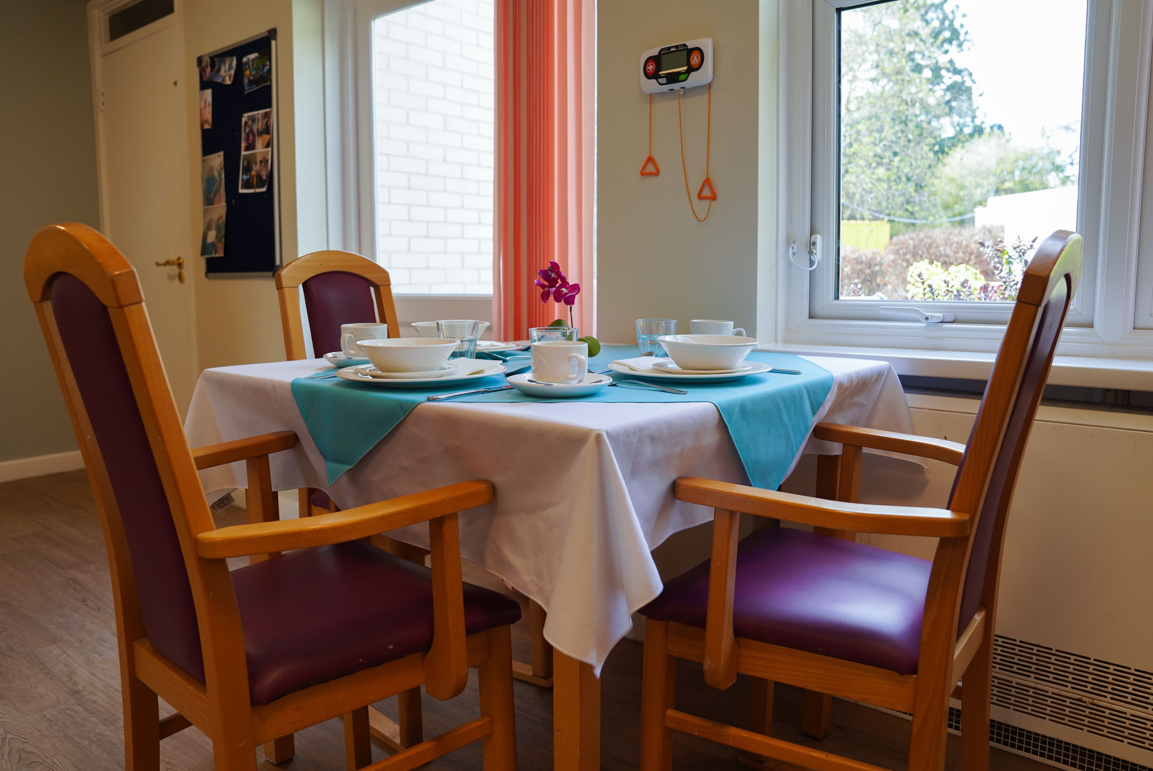 Dining room of Orchard House in Cambridge, Cambridgeshire