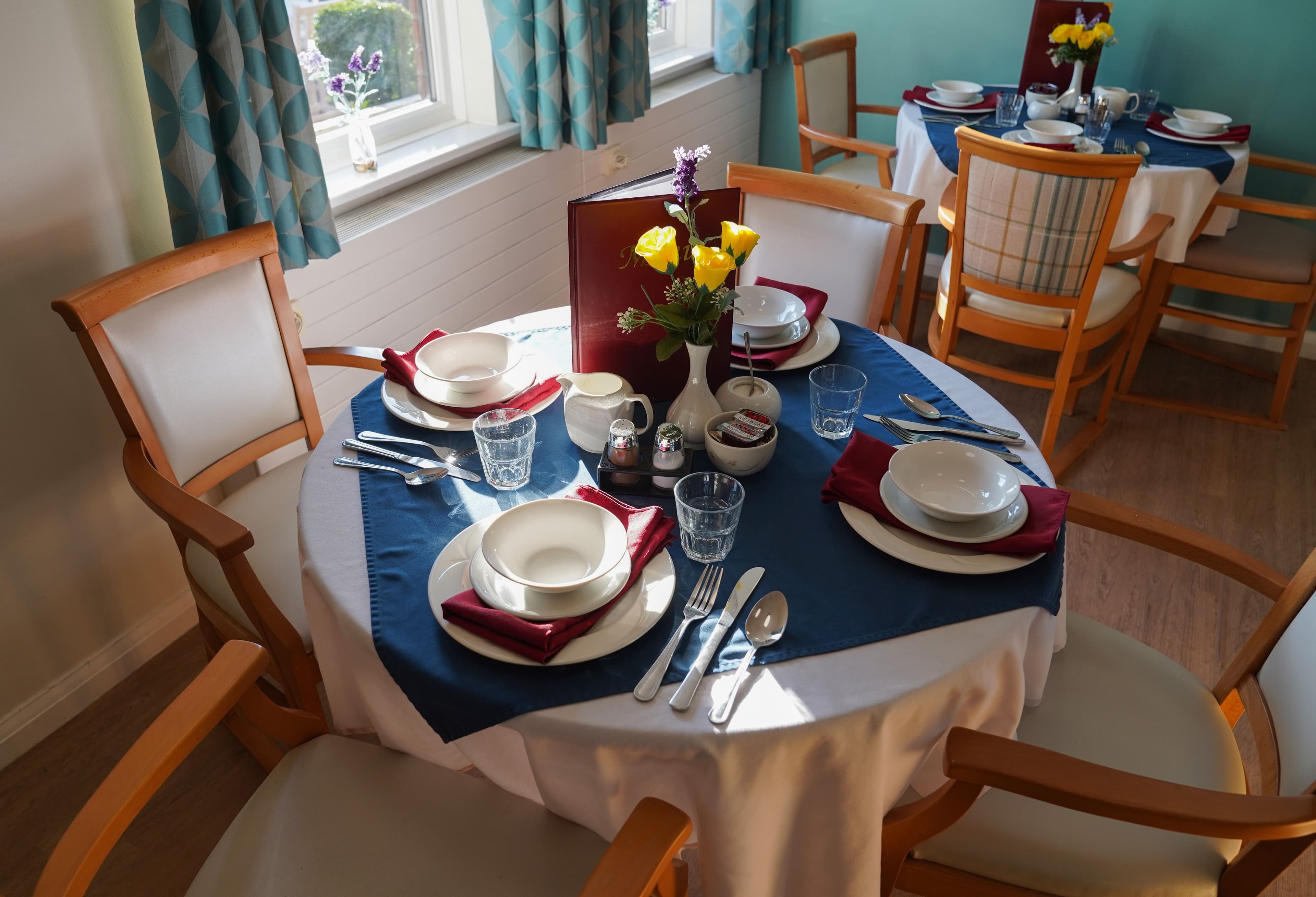 Dining room of Lyons Court in Chelmsford, Essex