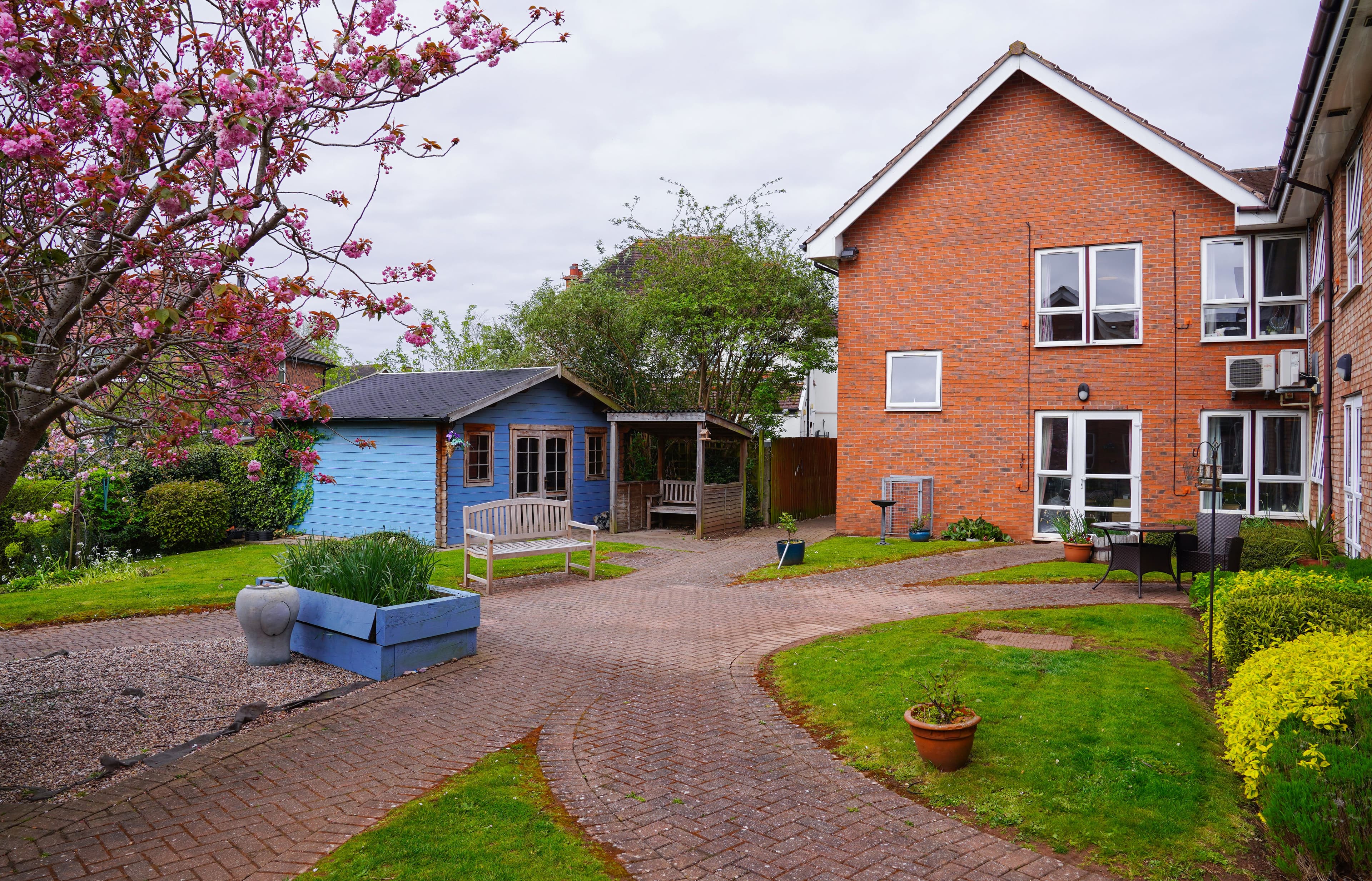 Exterior of Heathlands in Pershore, Worcestershire