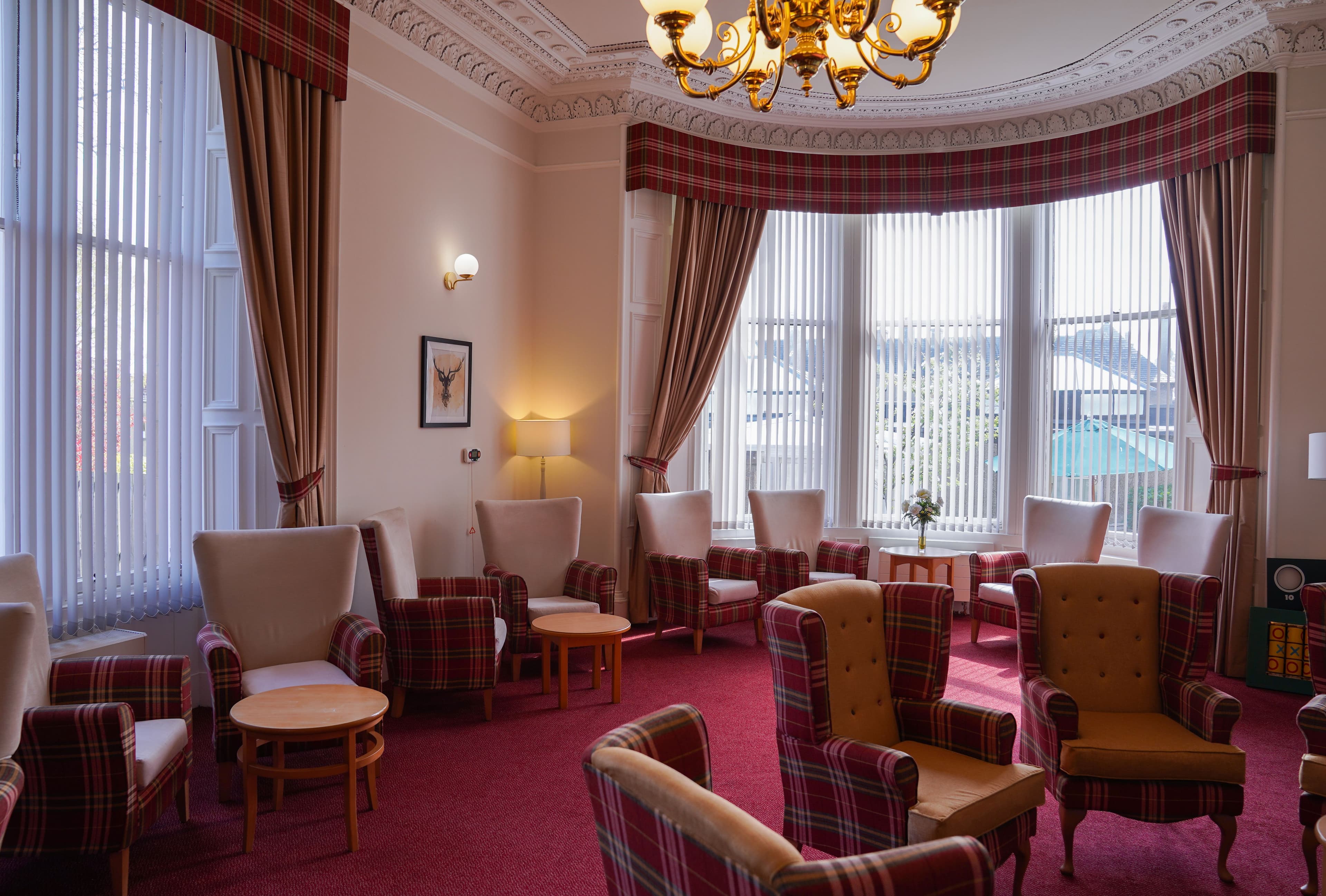 Communal Lounge of Camila House Care in Edinburgh, Scotland