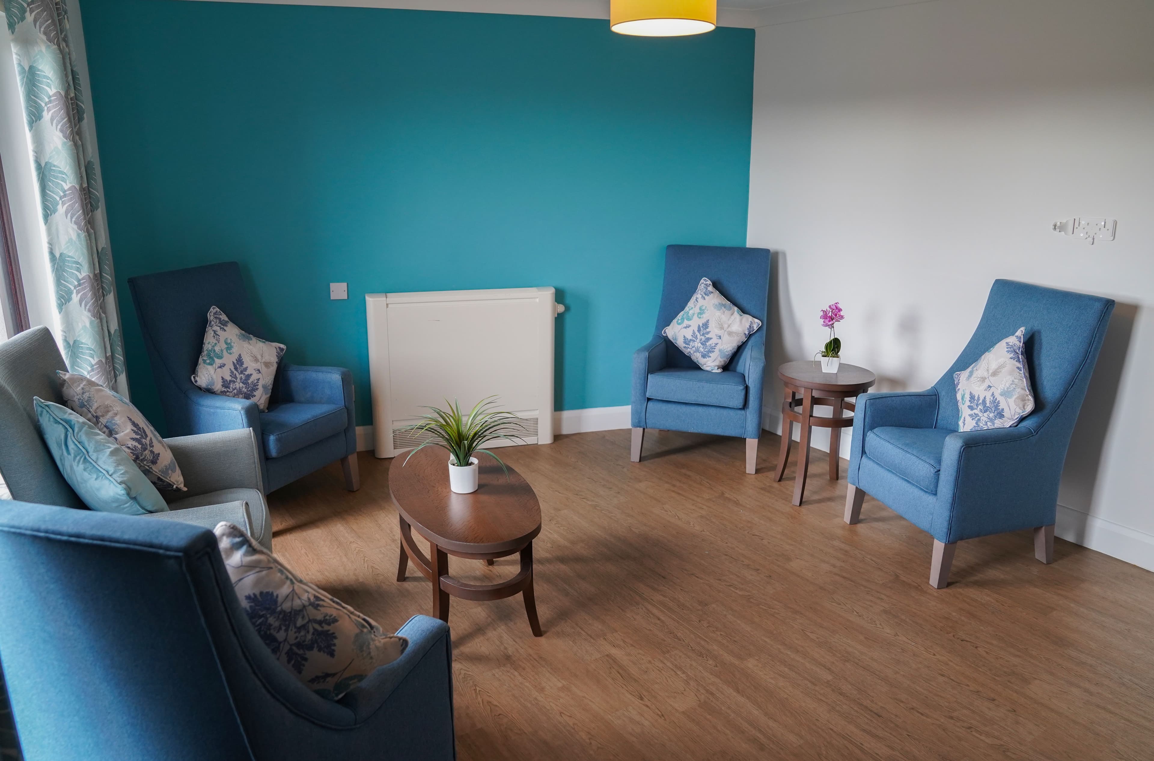 Communal Lounge of Forefaulds Care Home in Kilbride, Glasgow