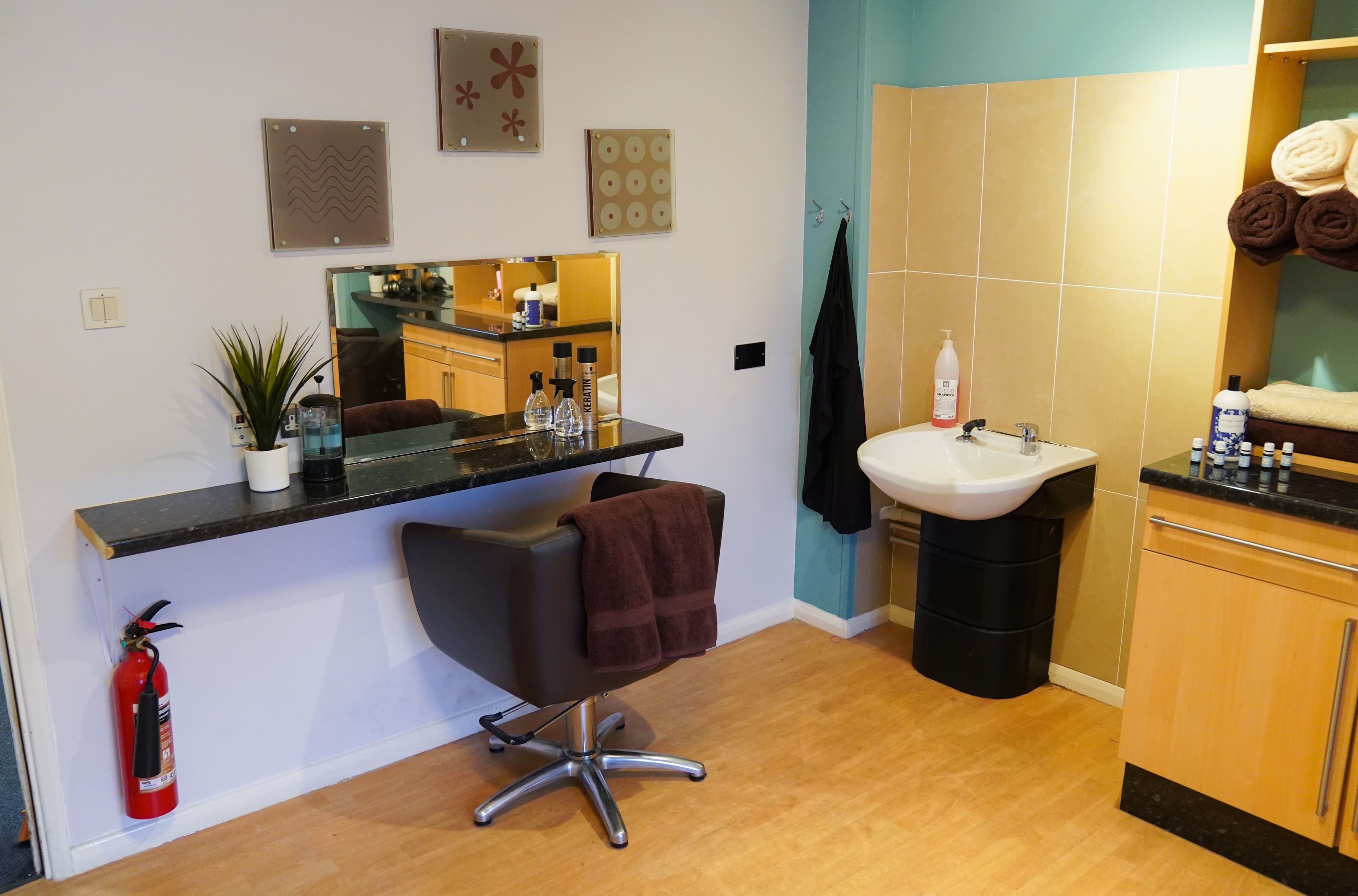 Salon of Ivydene care home in Ivybridge, Devon