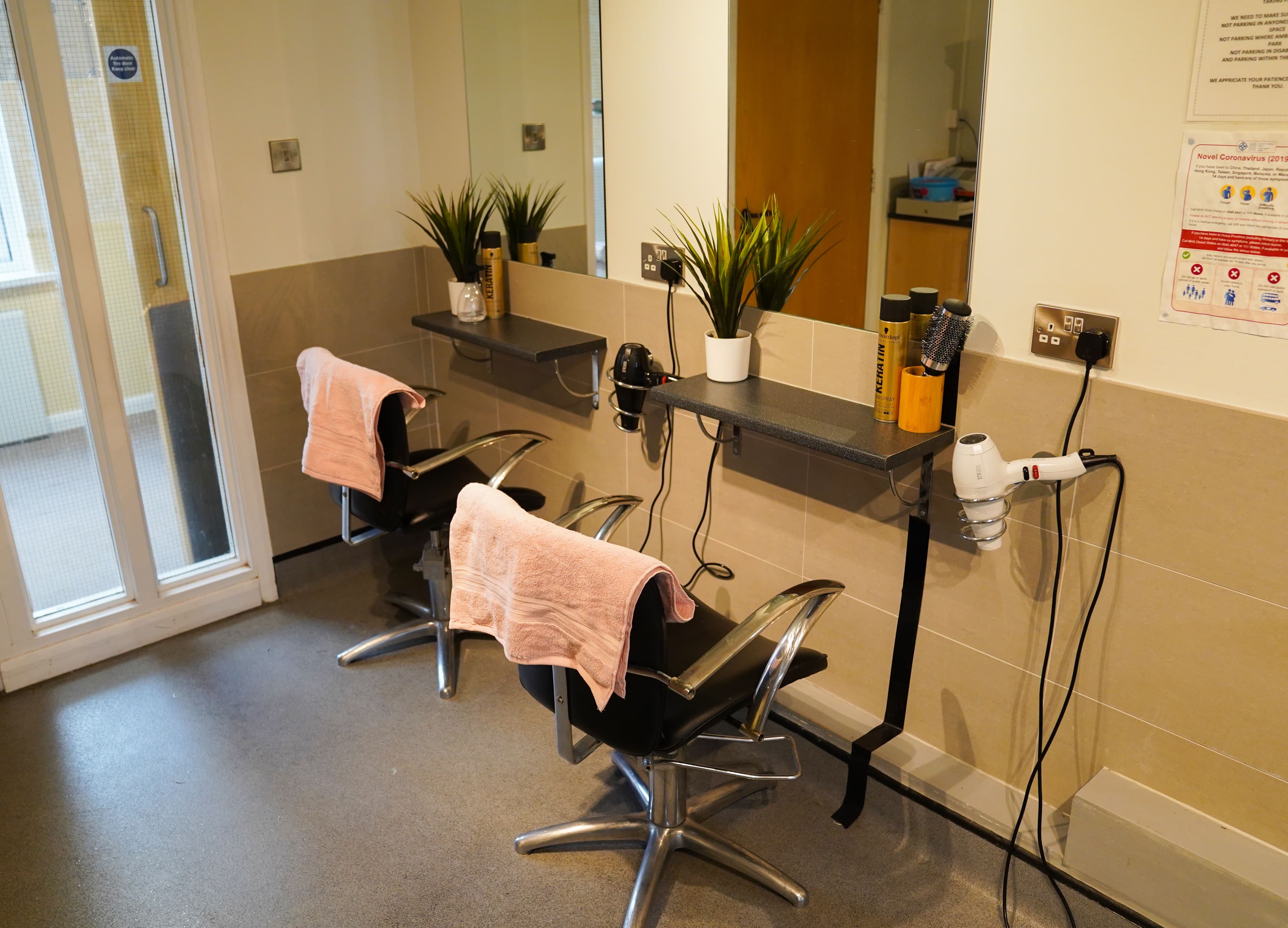 Salon at Calton House Care Home in Bletchley, Milton Keynes