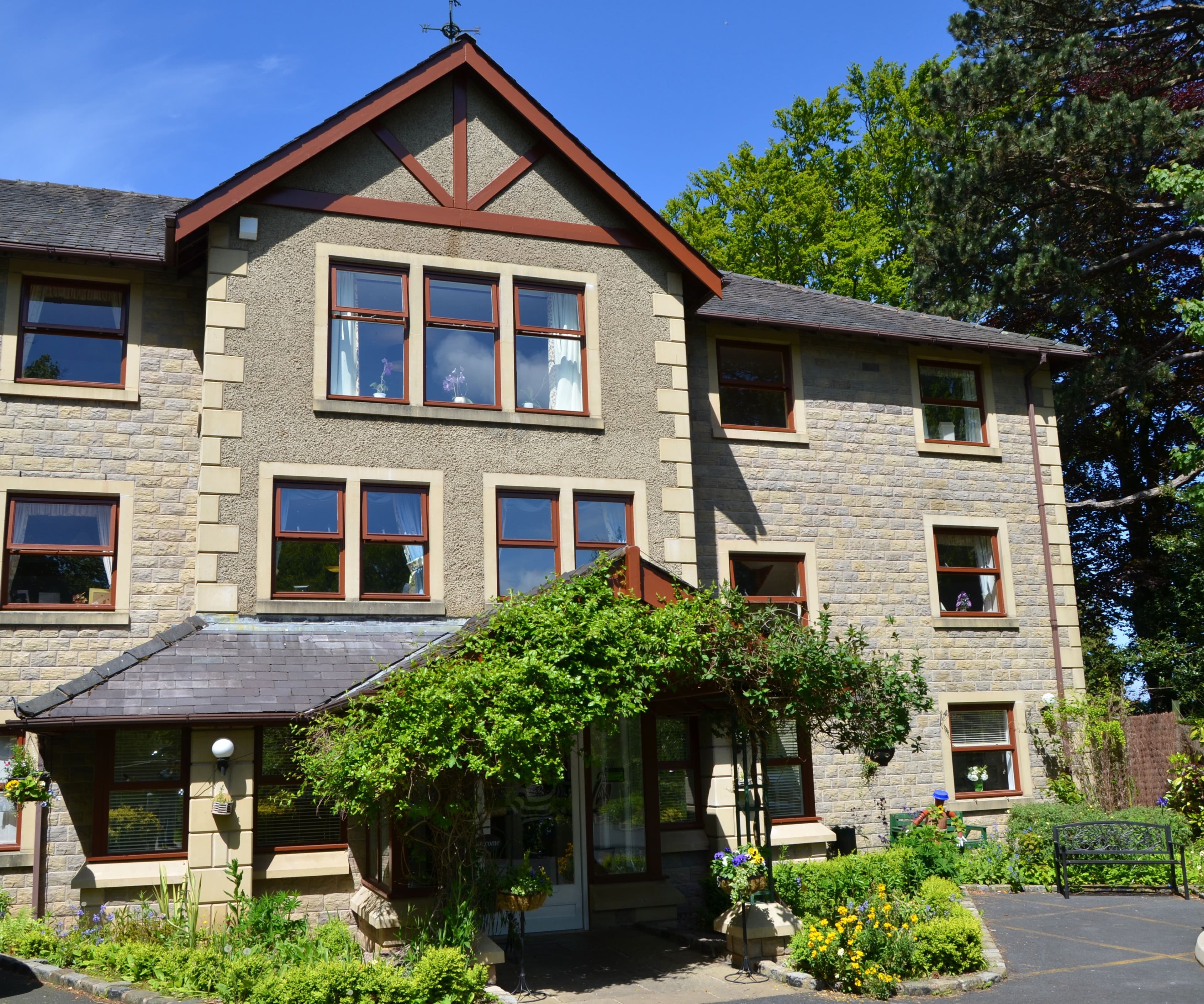 Exterior of Laurel Bank Care Home in Lancaster, Lancashire