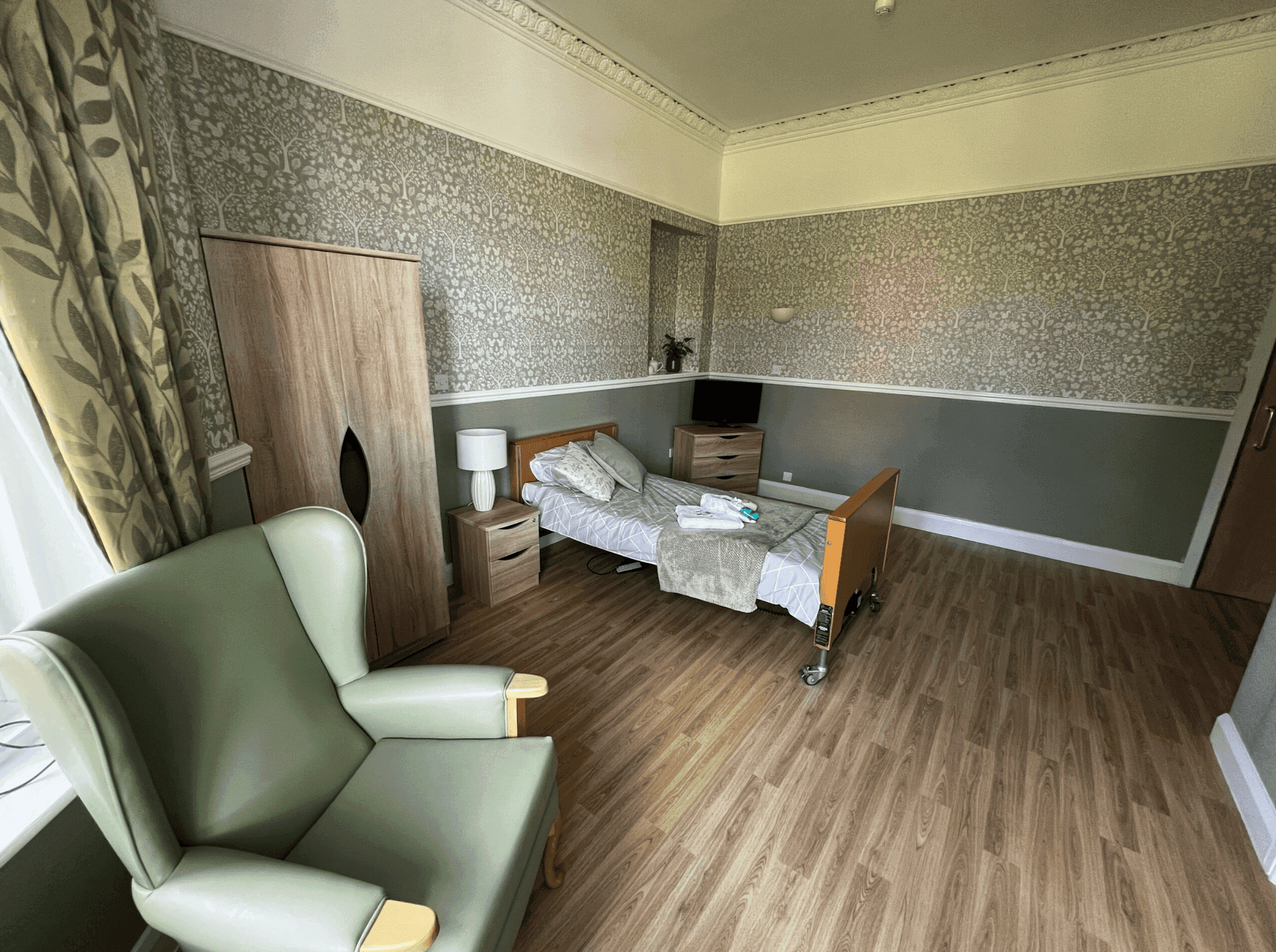 Bedroom of Daleside in Birkenhead, Mersyside