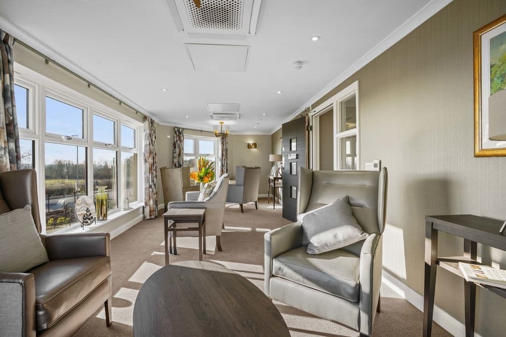 Lounge of Orchard Manor in Windlesham, Surrey Health