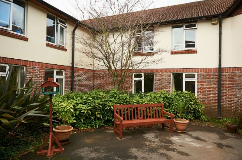 Exterior of Darlington Court Care Home in Littlehampton, West Sussex