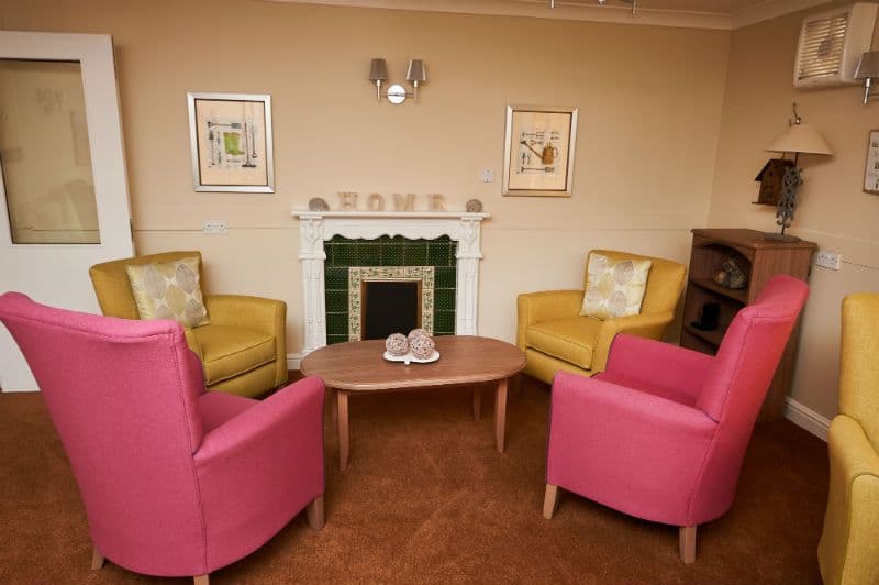 Communal Area at Darlington Court Care Home in Littlehampton, West Sussex